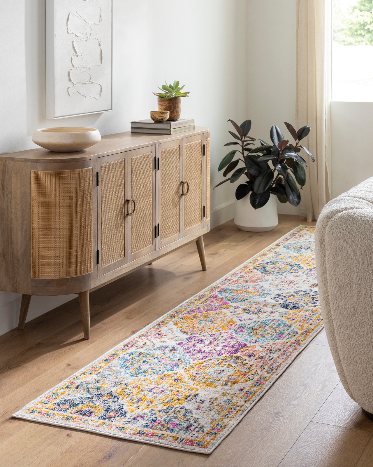Livabliss Teppich »CUZCO« rechteckig 7 mm Höhe Orient-Optik, Vintage Design, Boho Stil, Kurzflor, Wohnzimmer