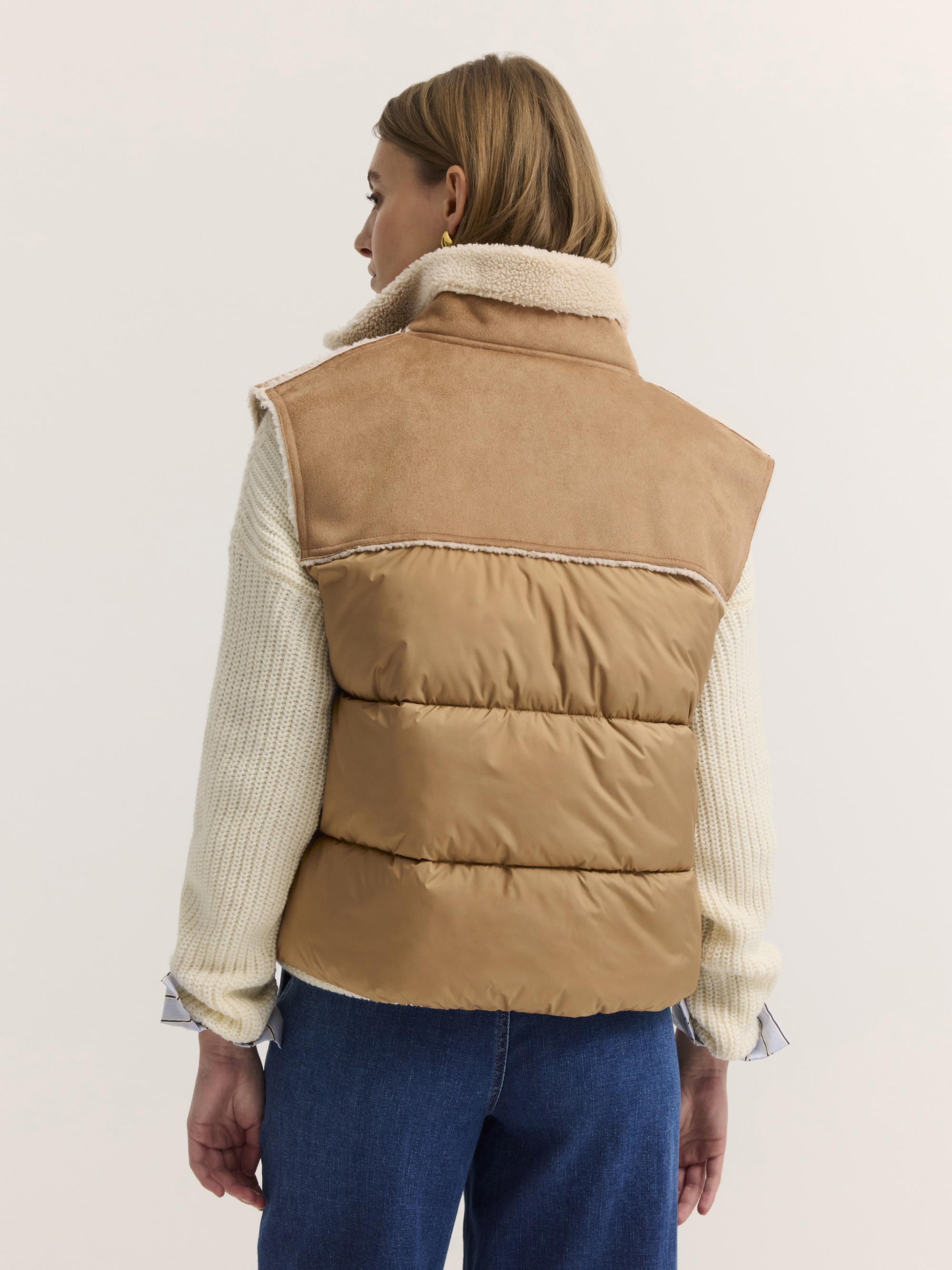 bugatti 1100000002199 »Regular Fit« Regular Fit Materialmix Stehkragen
