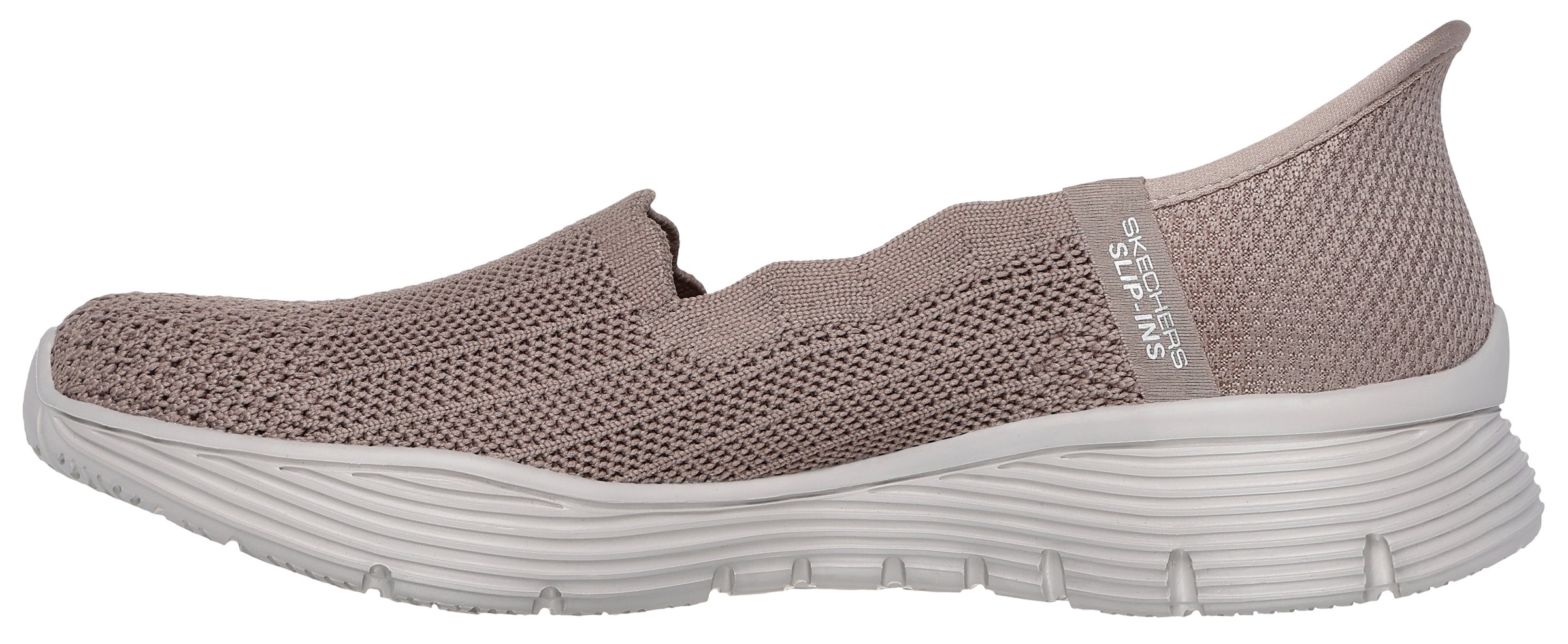 Skechers Slip-On Sneaker »SEAGER-BELIEVE IT«, Slipper, Reha Schuh mit Handsfree Slip-ins Funktion