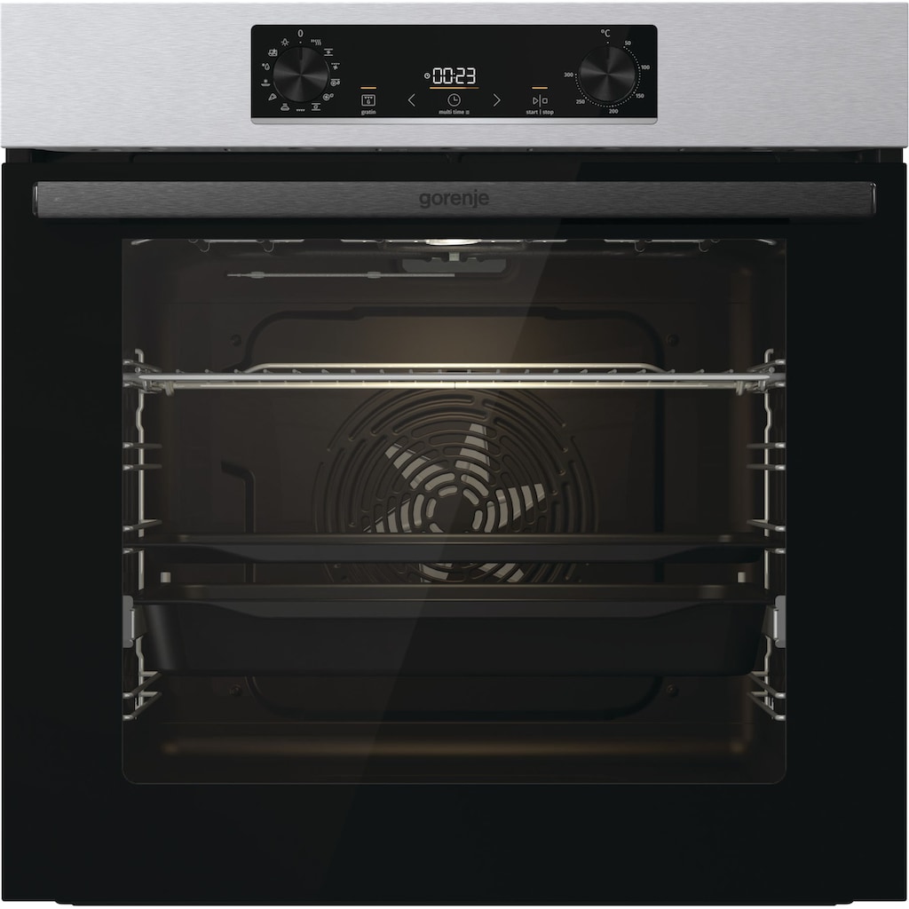 GORENJE Backofen-Set »Pacific Backofen-Set Basic Induktion 2021«, Pacific Backofen-Set Basic Induktion 2021, mit 1-fach-Teleskopauszug, Aqua Clean, (Set, 2 St.), AirFry Backofen & Induktionskochfeld