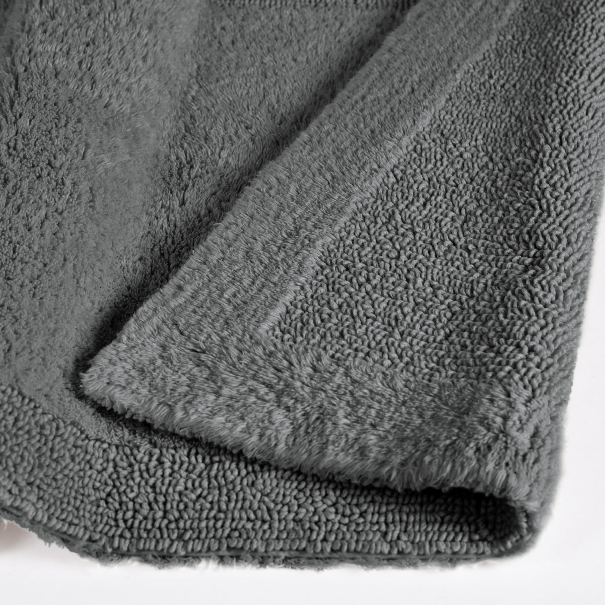 my home Badematte »Kapra, Badvorleger, Badezimmer Teppich«, beidseitig nutzbar-fußbodenheizungsgeeignet-strapazierfähig, mit Bordüre, Badteppich, Badematte, Baumwolle