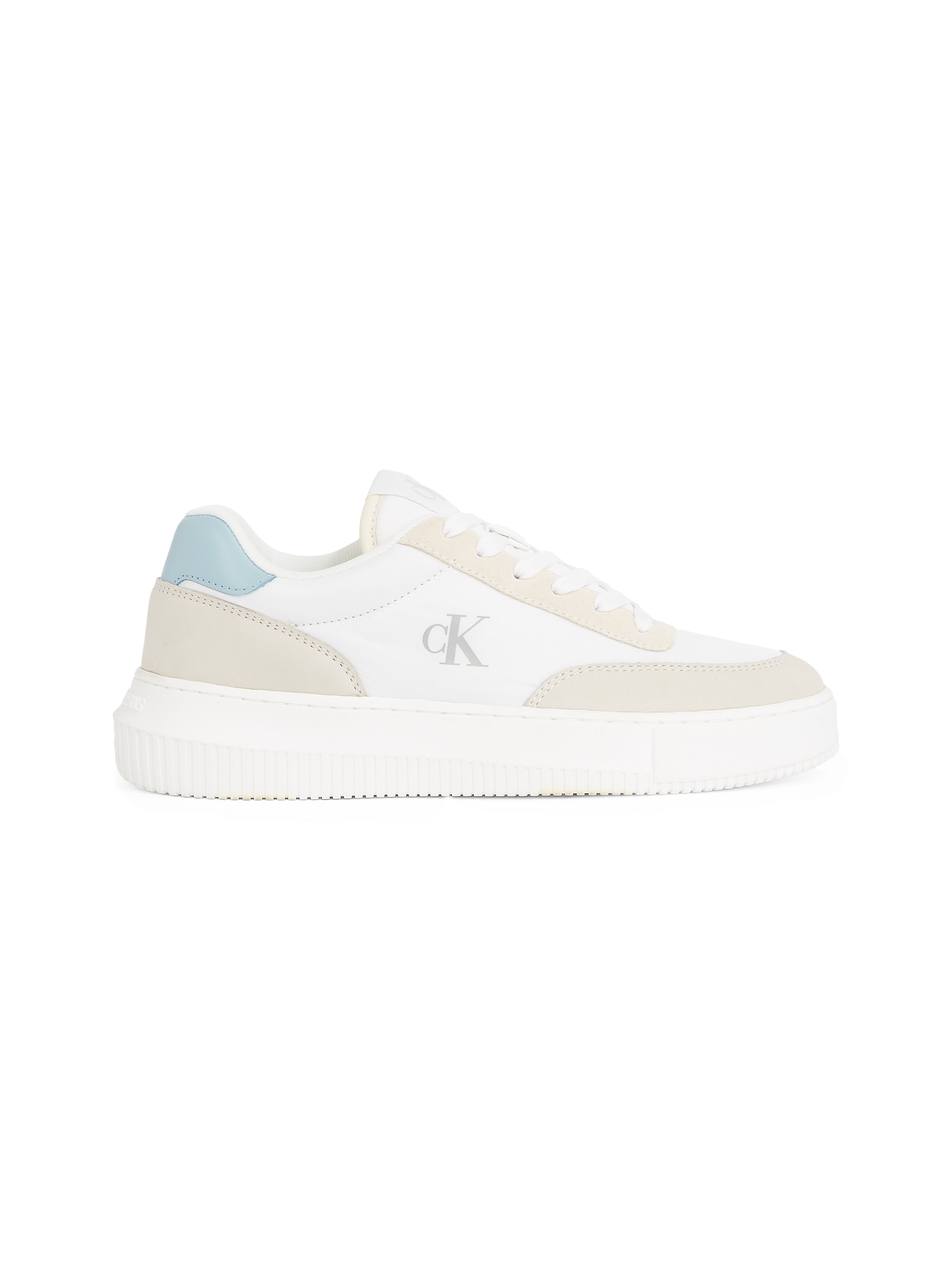 Calvin Klein Jeans Sneaker »CHUNKY CUPSOLE LOW MIX IN«, Freizeitschuh, Halbschuh, Schnürschuh mit CK Logo