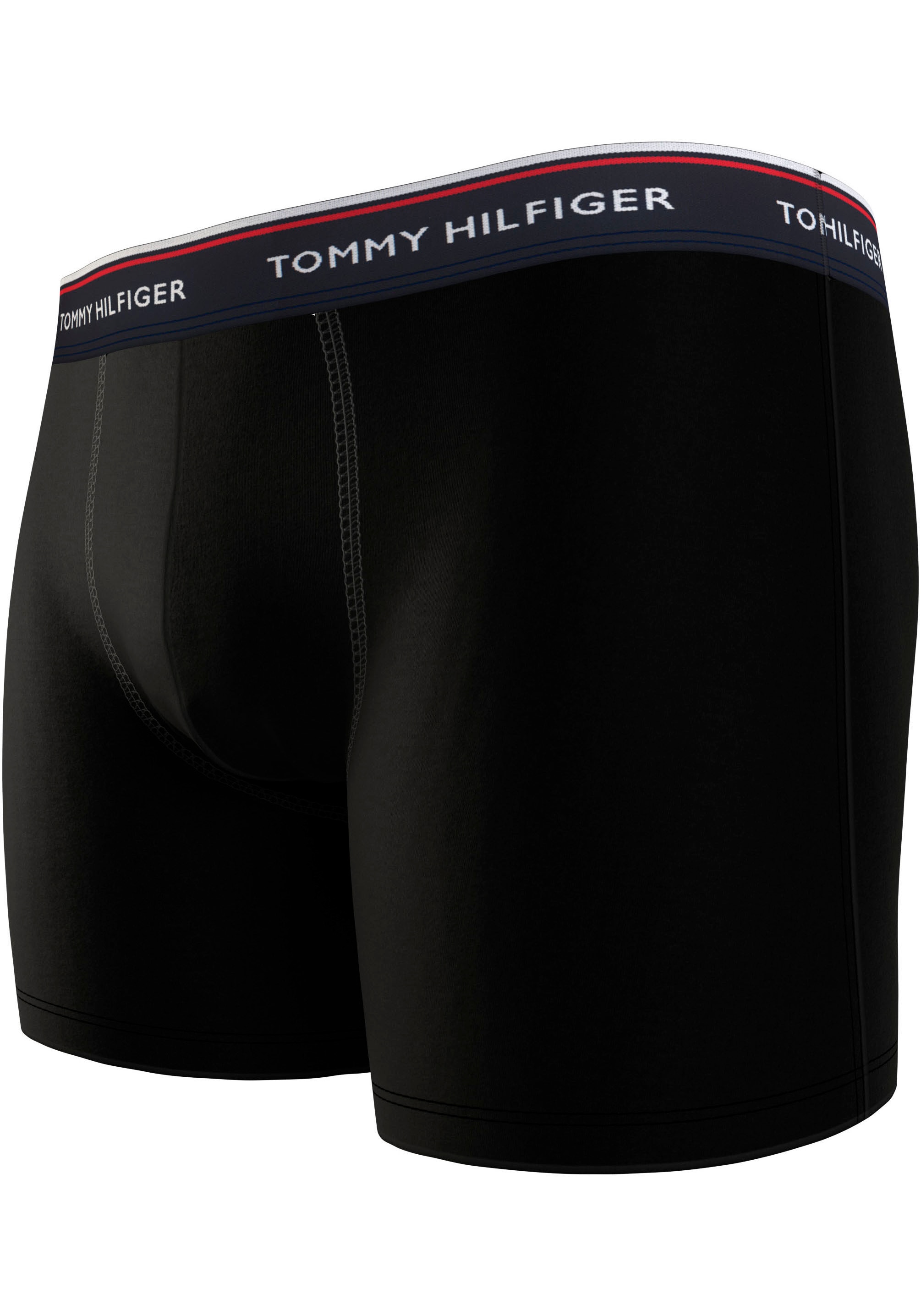 Tommy Hilfiger Underwear Trunk »3P BOXER BRIEF«, (Packung, 3 St., 3er), mit Logobund