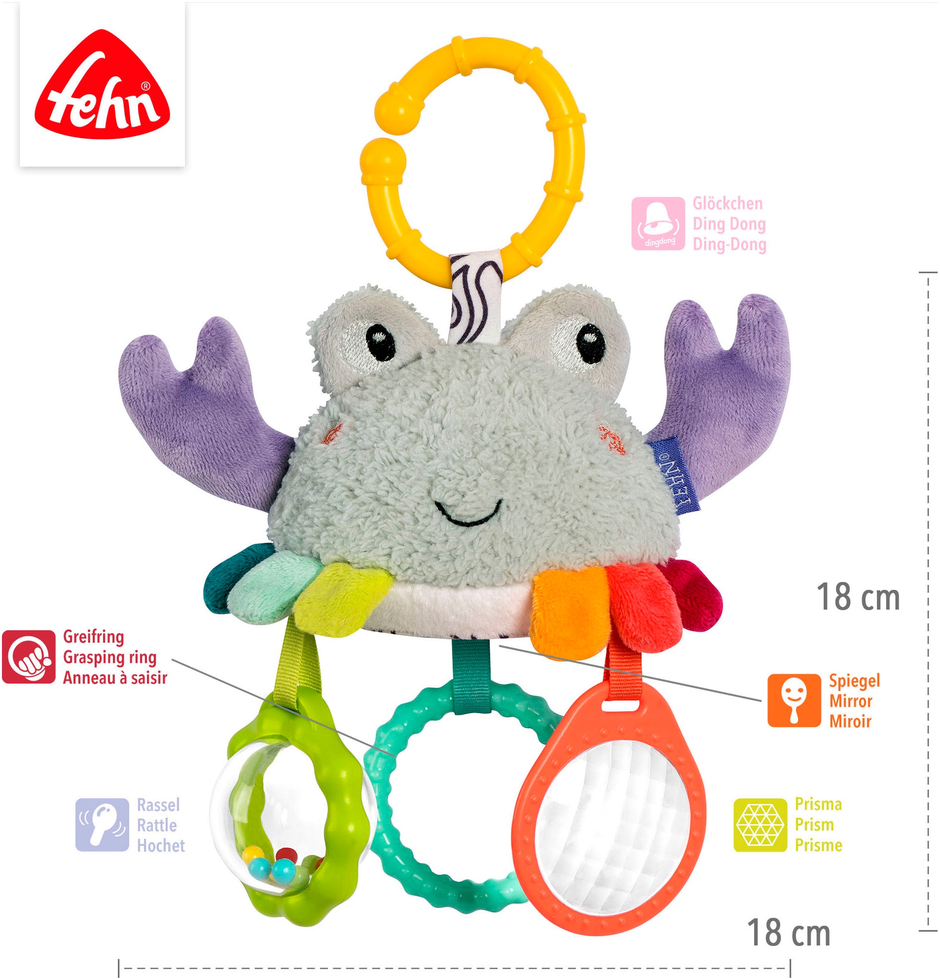 Fehn Mobile »Mini-Mobile Krabbe«