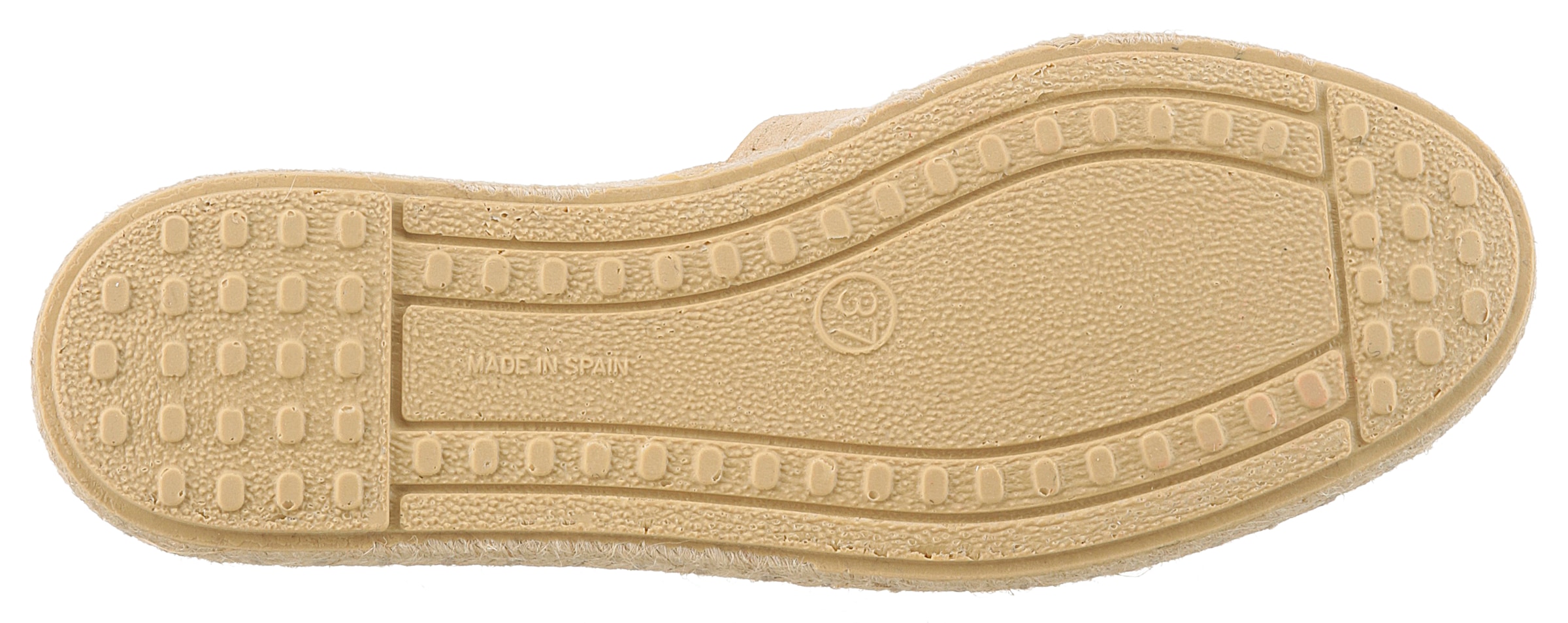 VERBENAS Espadrille »CARMEN SERRAJE«, Schlupfschuh, Sommerschuh, Loafer mit typischem Jute-Rahmen