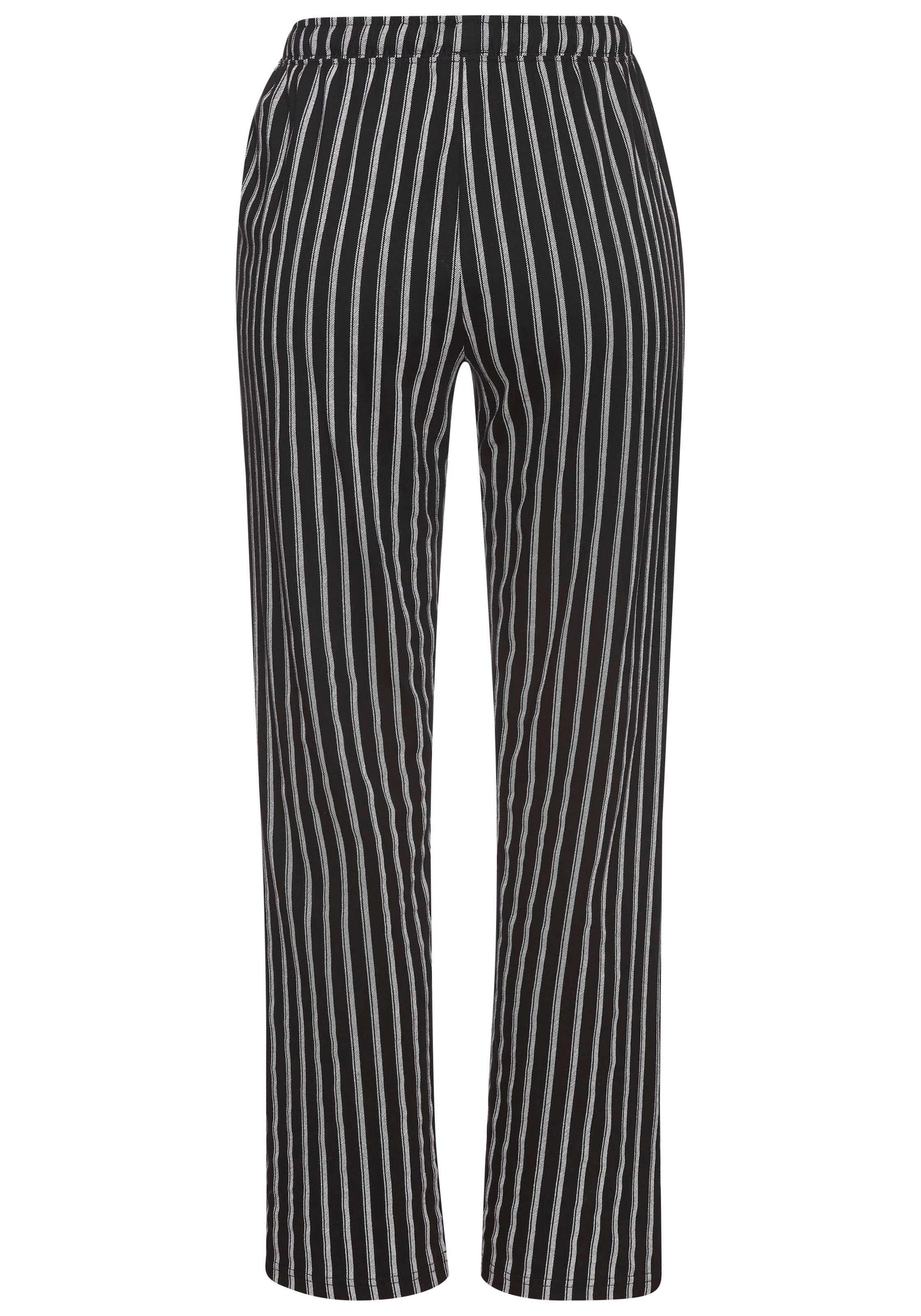 Vivance Dreams Pyjamahose, (Packung, 2 tlg.), Mit Streifen und Karos
