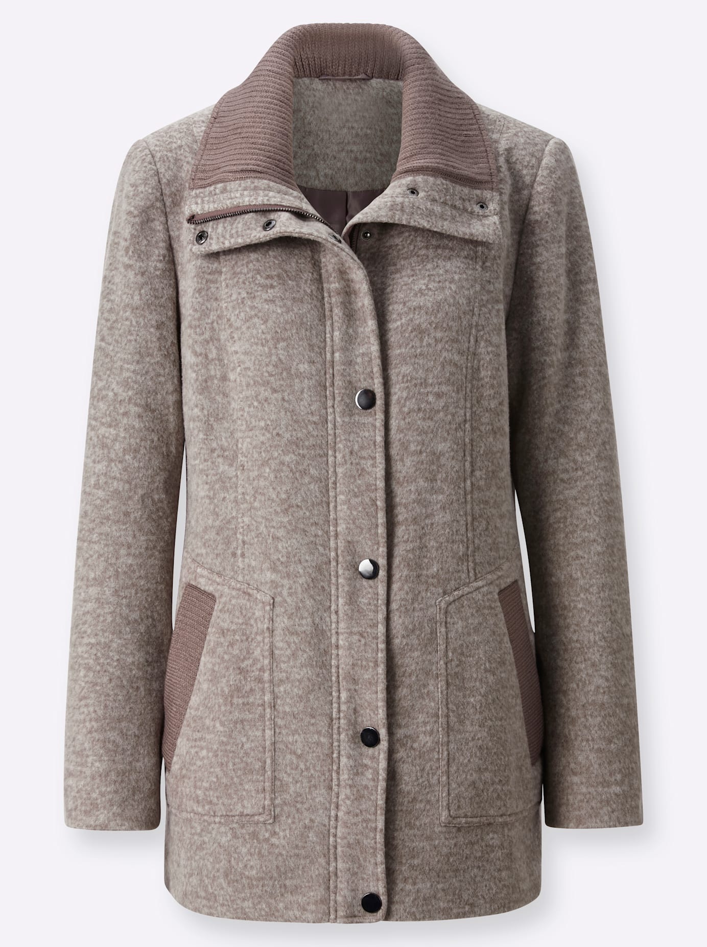 Casual Looks Langjacke, ohne Kapuze