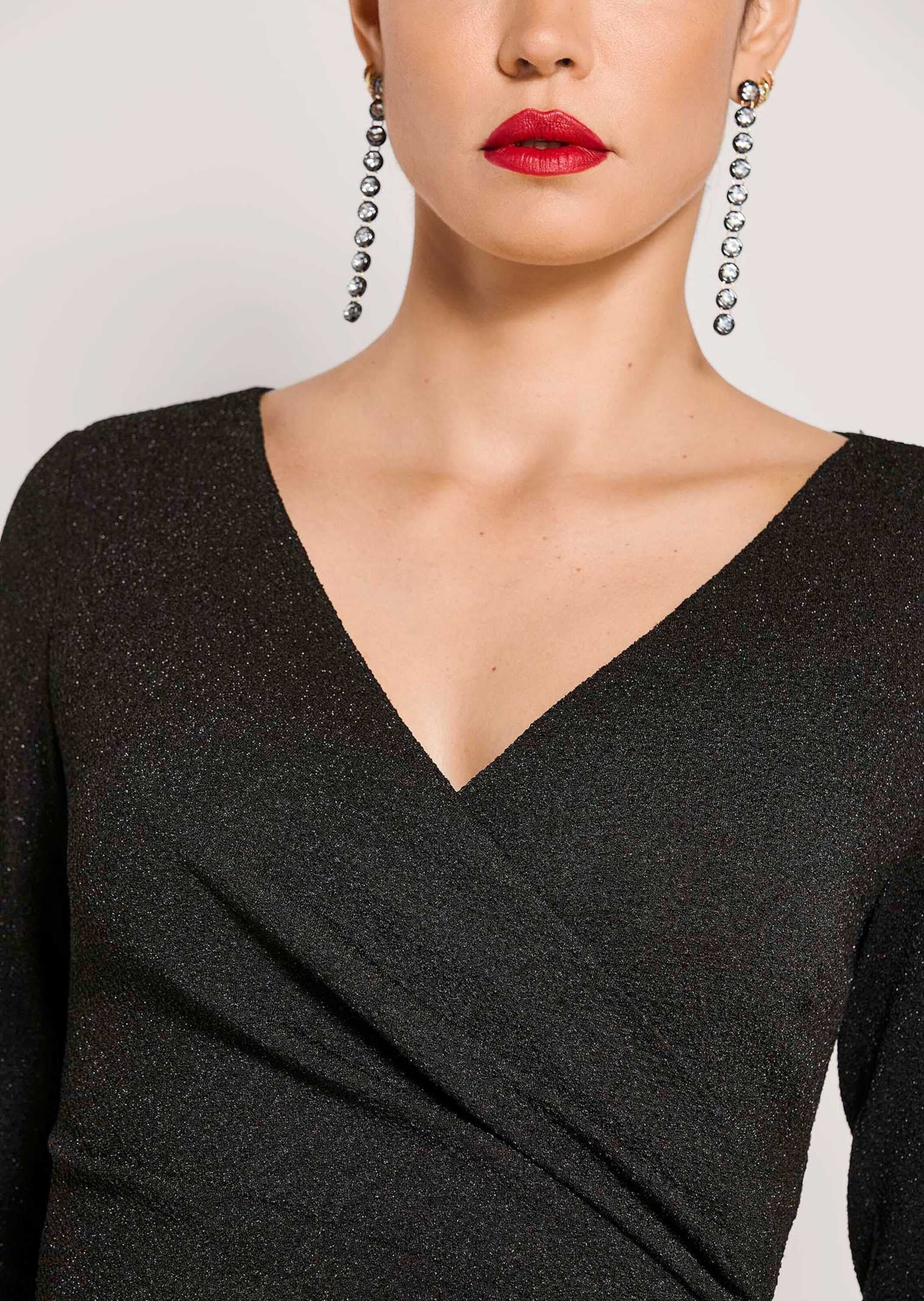 MADELEINE Etuikleid »Etuikleid Stretchkleid in Wickeloptik« Wickeloptik