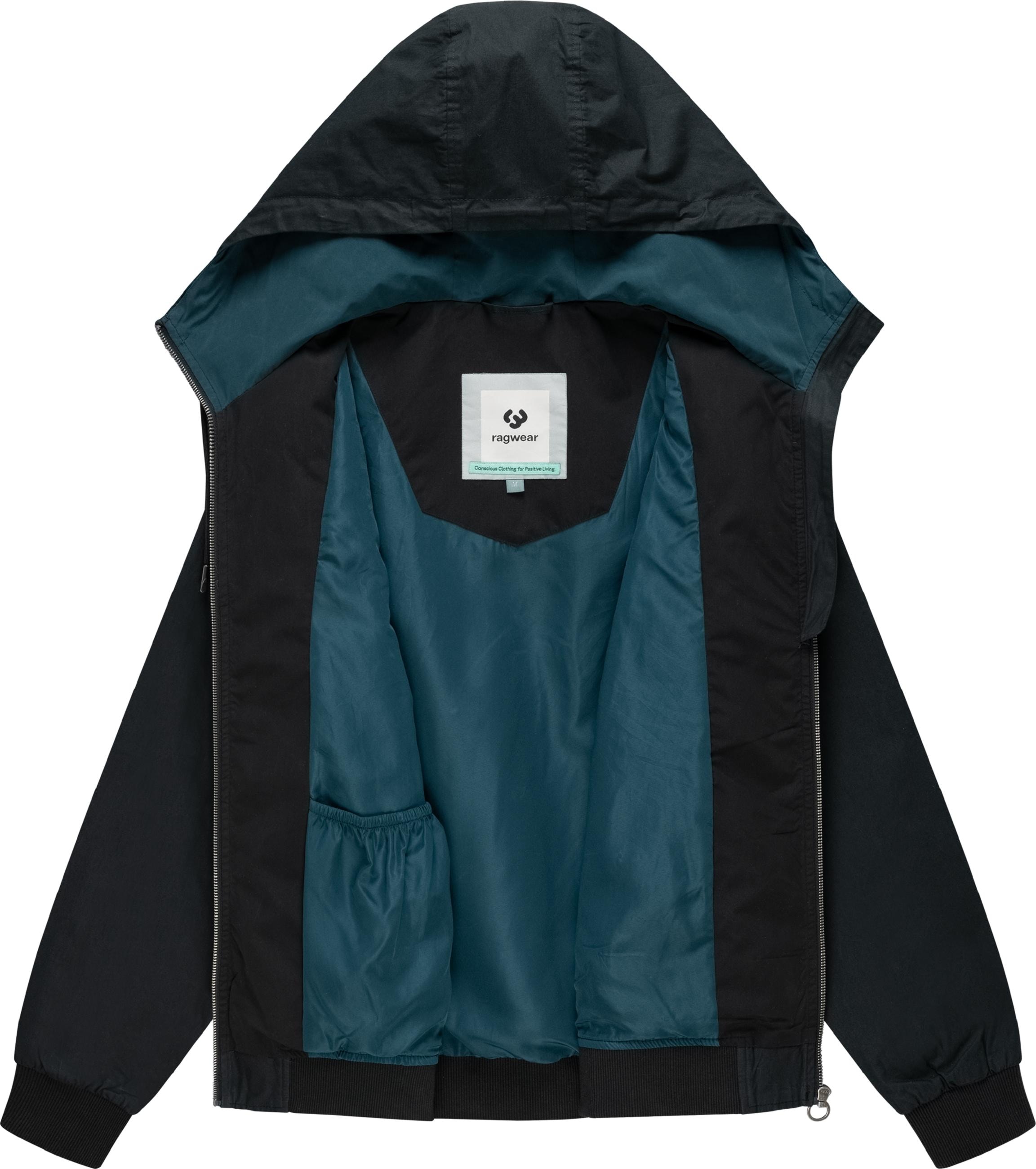 Ragwear Outdoorjacke »Outdoorjacke Stewie Vintage« mit Kapuze stylische Herren Übergangsjacke mit großer Kapuze