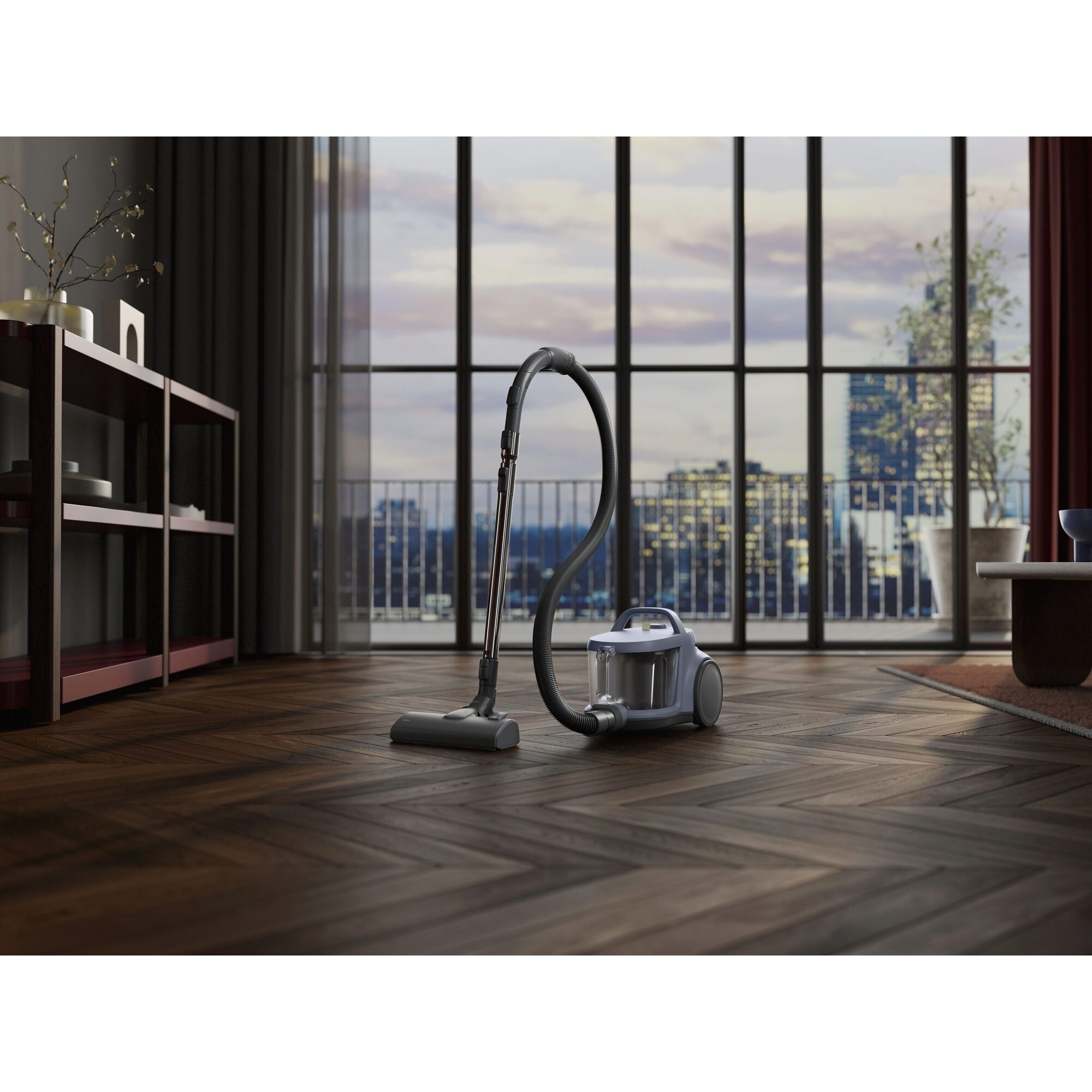 AEG Bodenstaubsauger »AL51C1LDB« 1000 W beutellos Kraftvolle Reinigung mit waschbarem HEPA‑Filter für sauberere Luft
