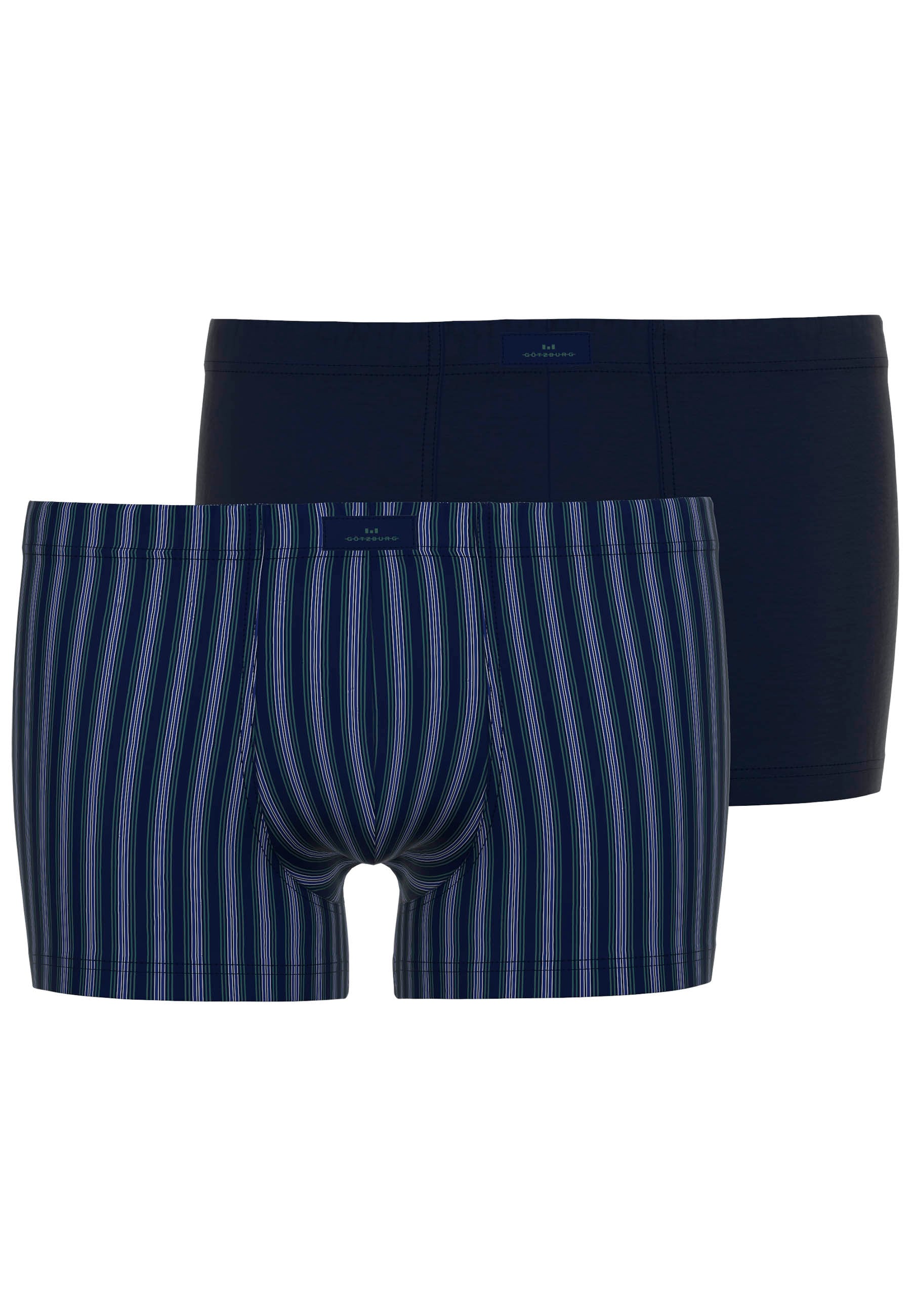 GÖTZBURG Boxershorts »Volos«, mit Muster, Baumwollmix, elastisch