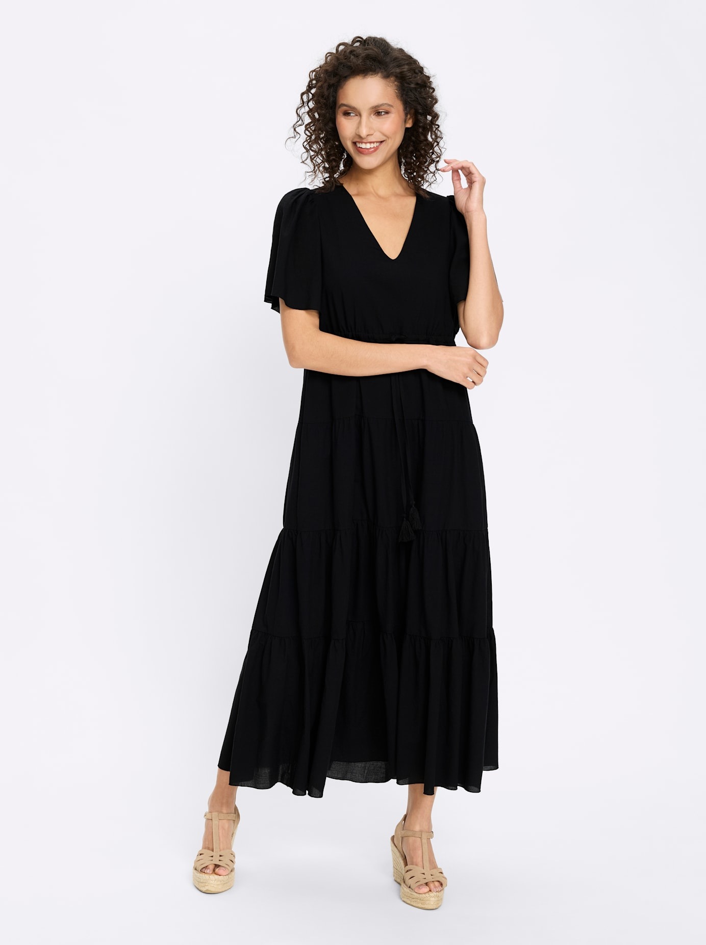 heine Sommerkleid »Webkleid« Eingrifftaschen