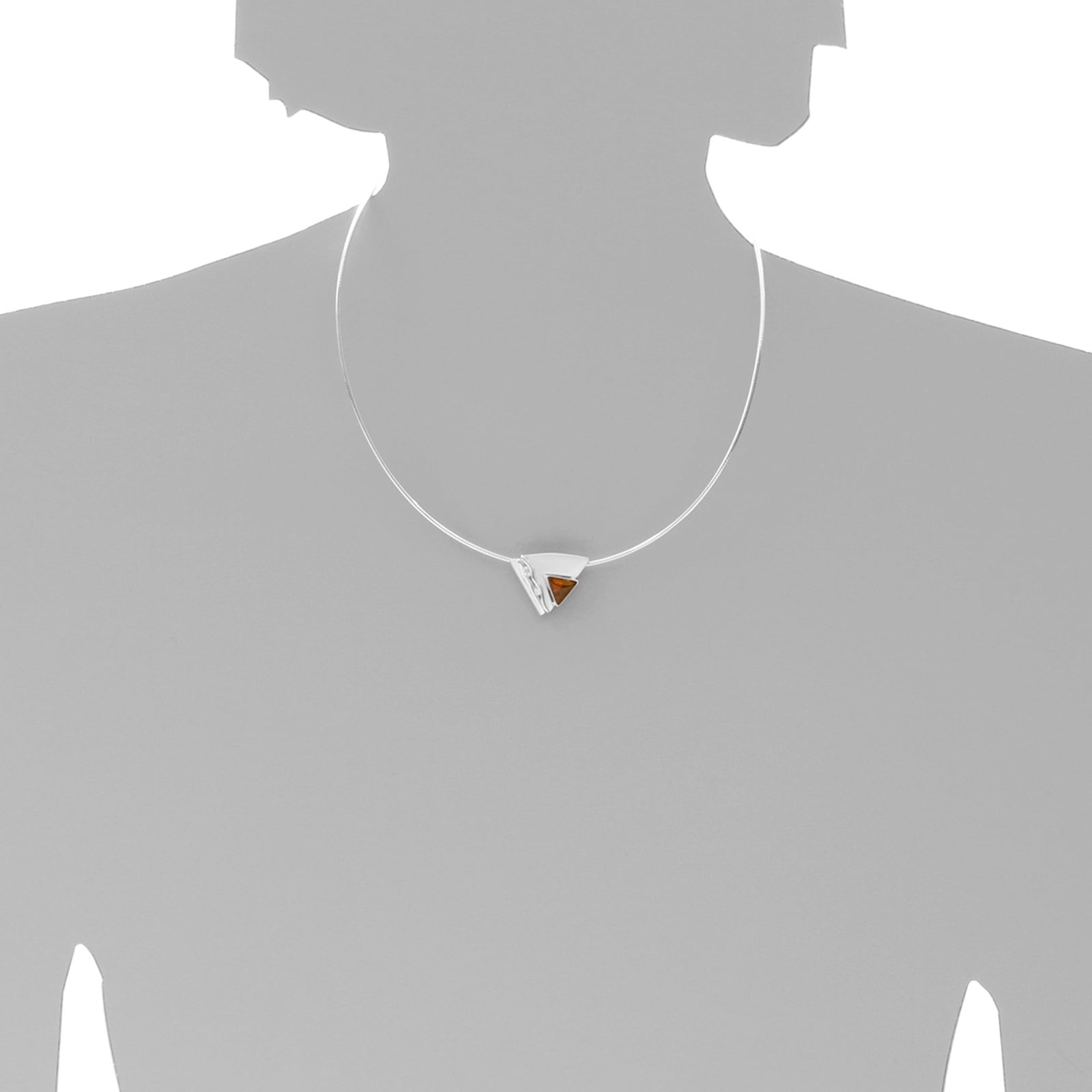OSTSEE-SCHMUCK Kettenanhänger »- Gleiter-Benita - Silber 925/000 - Bernstein/Zirk.«
