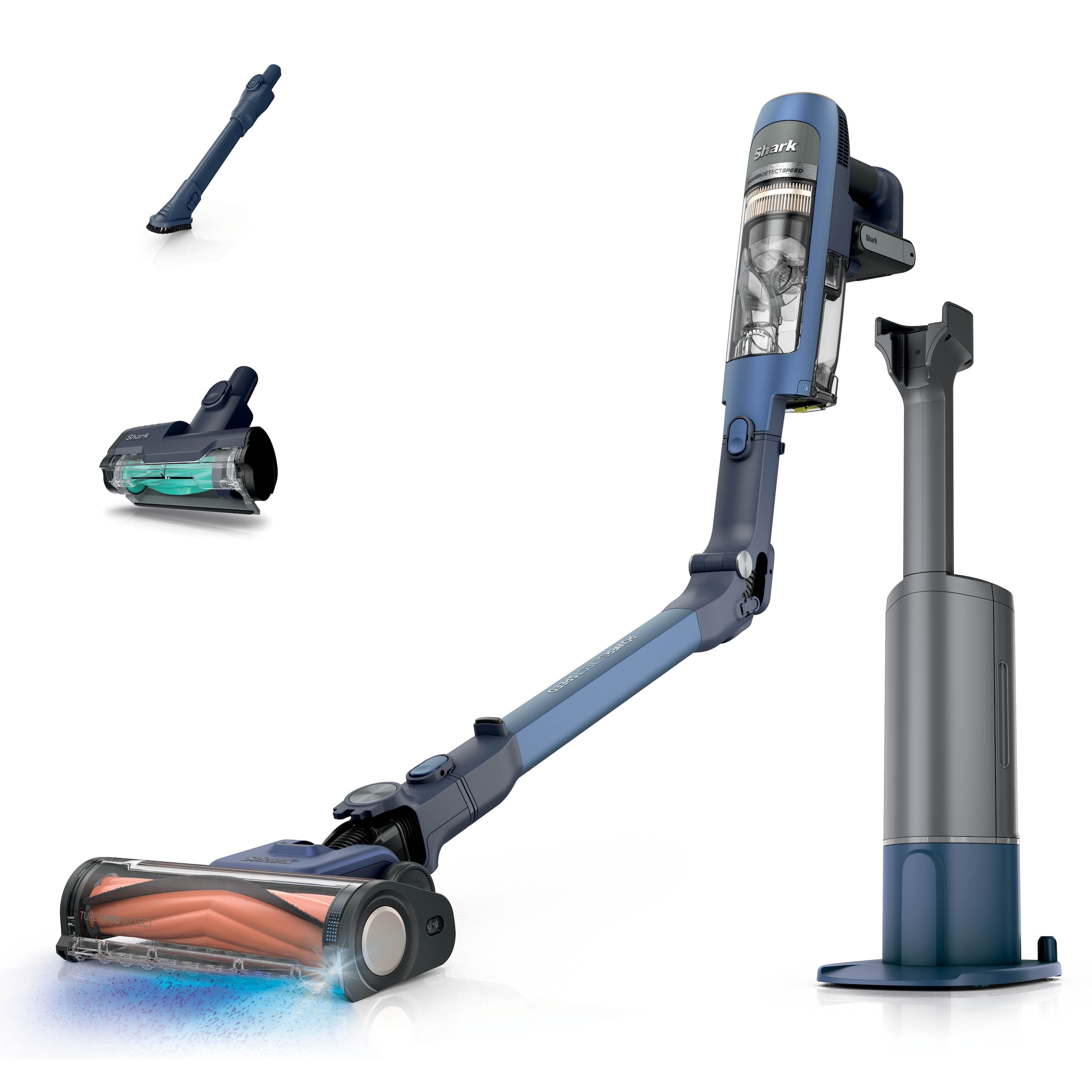 Shark Akku-Hand-und Stielstaubsauger »Shark PowerDetect Speed Pet Pro Clean and Empty IA3241EUT« Reveal-Technologie:, Flexology