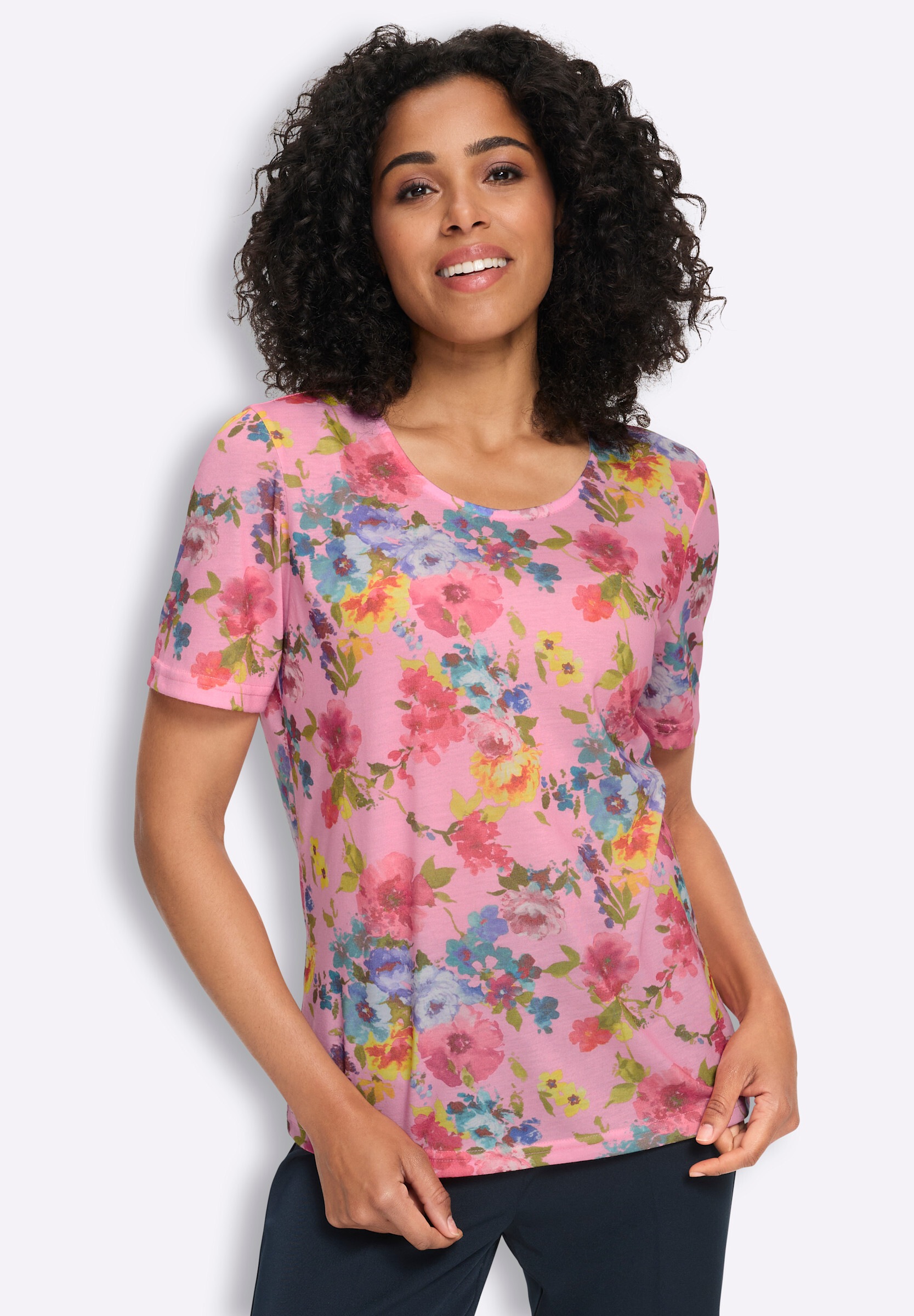 Sieh an! T-Shirt »Rundhals-Shirt Rundhalsshirt«