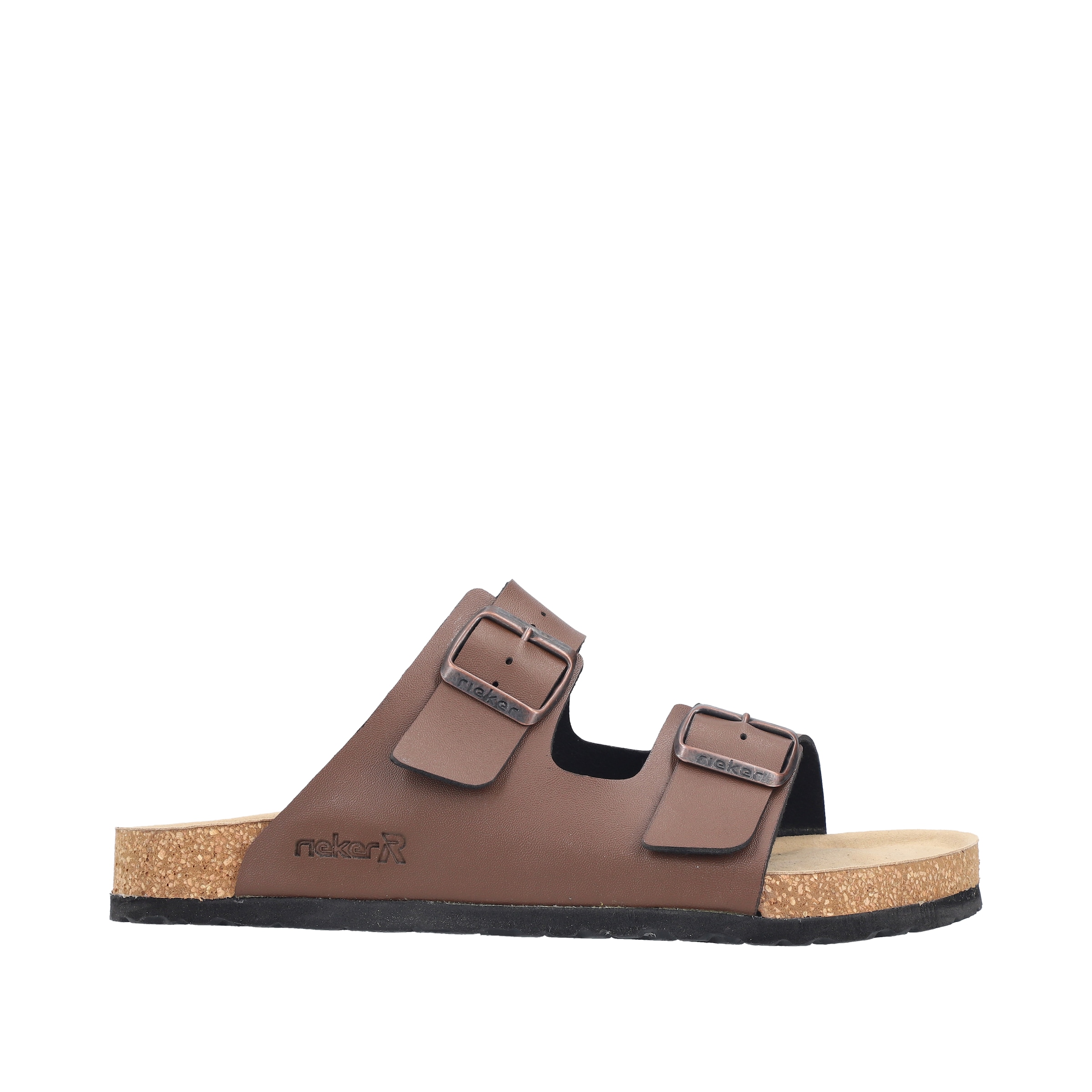 Rieker  Sommerschuh, Schlappen, Hausschuh, mit zwei Schnallenverschlüsse