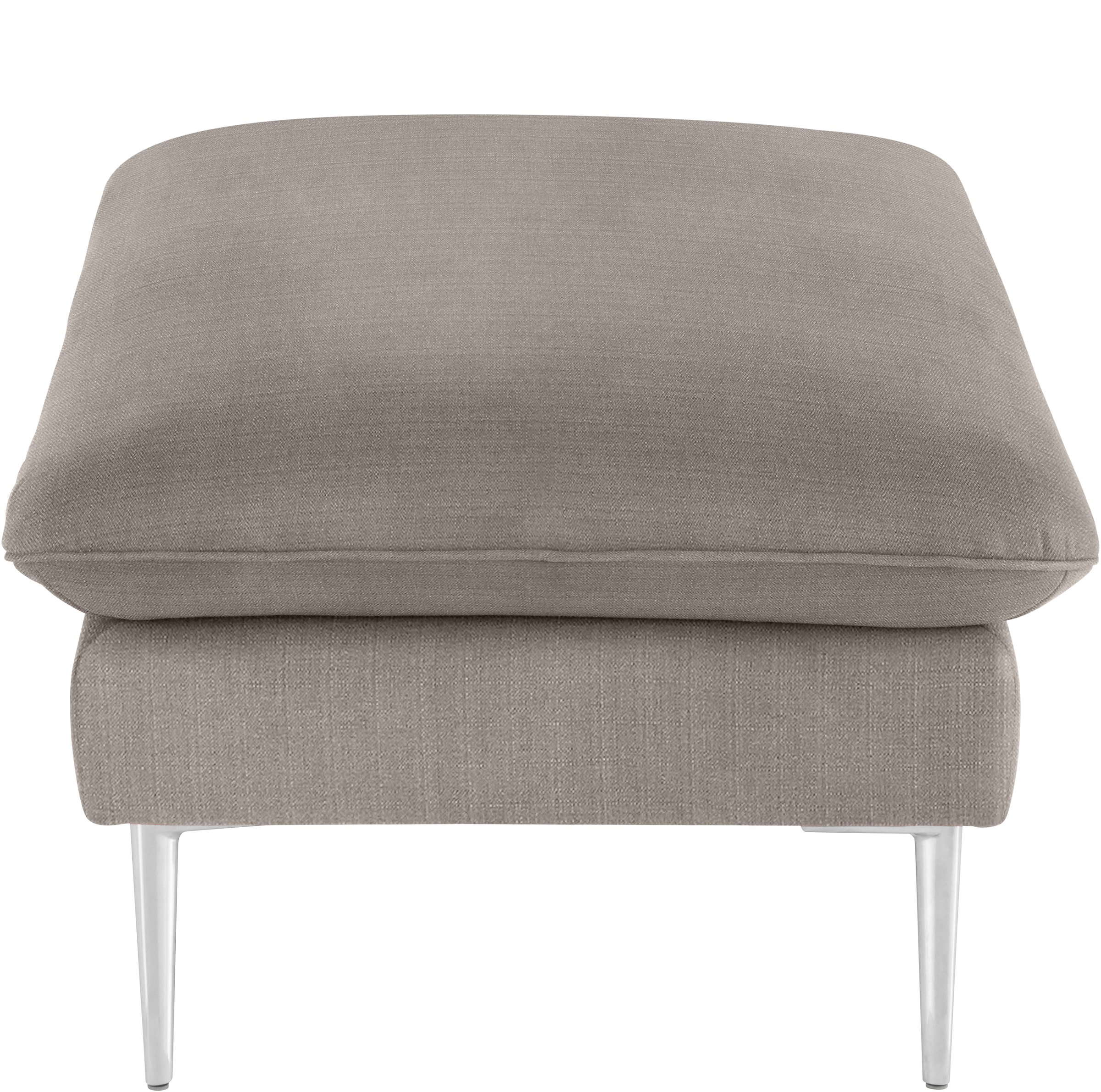 W.SCHILLIG Hocker »enjoy&MORE« Füße Chrom glänzend, Breite 106 cm