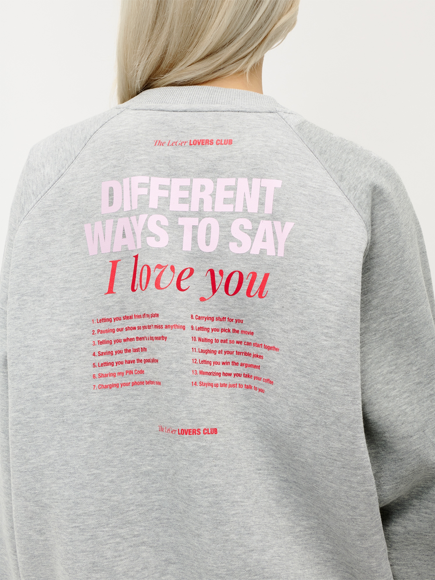 LeGer Sweatshirt »Loretta, LeGer by Lena Gercke«, großer Rückenprint, locker geschnitten
