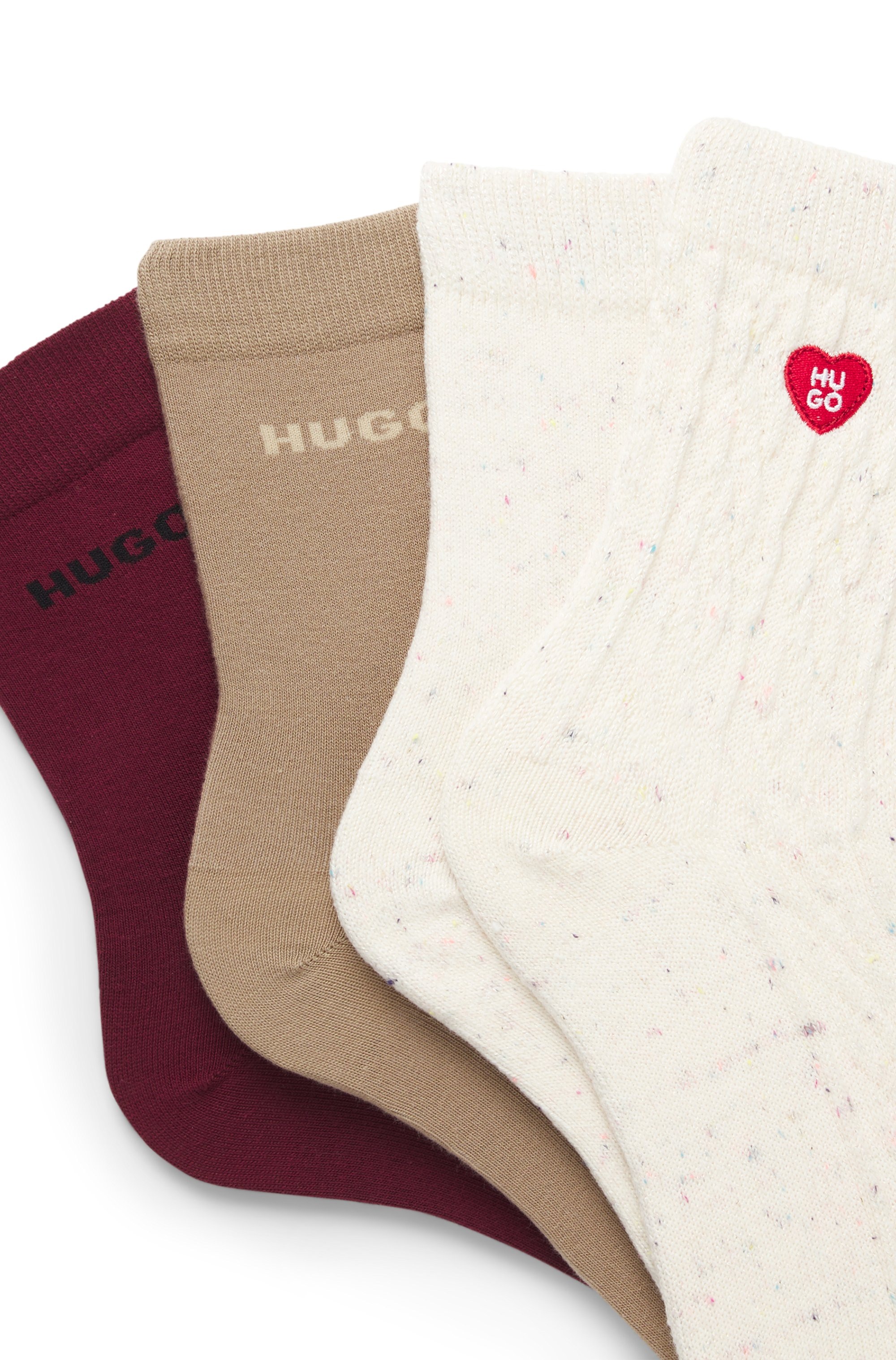HUGO Underwear Langsocken »4P RS HEART CC W« 4 Paar tlg.