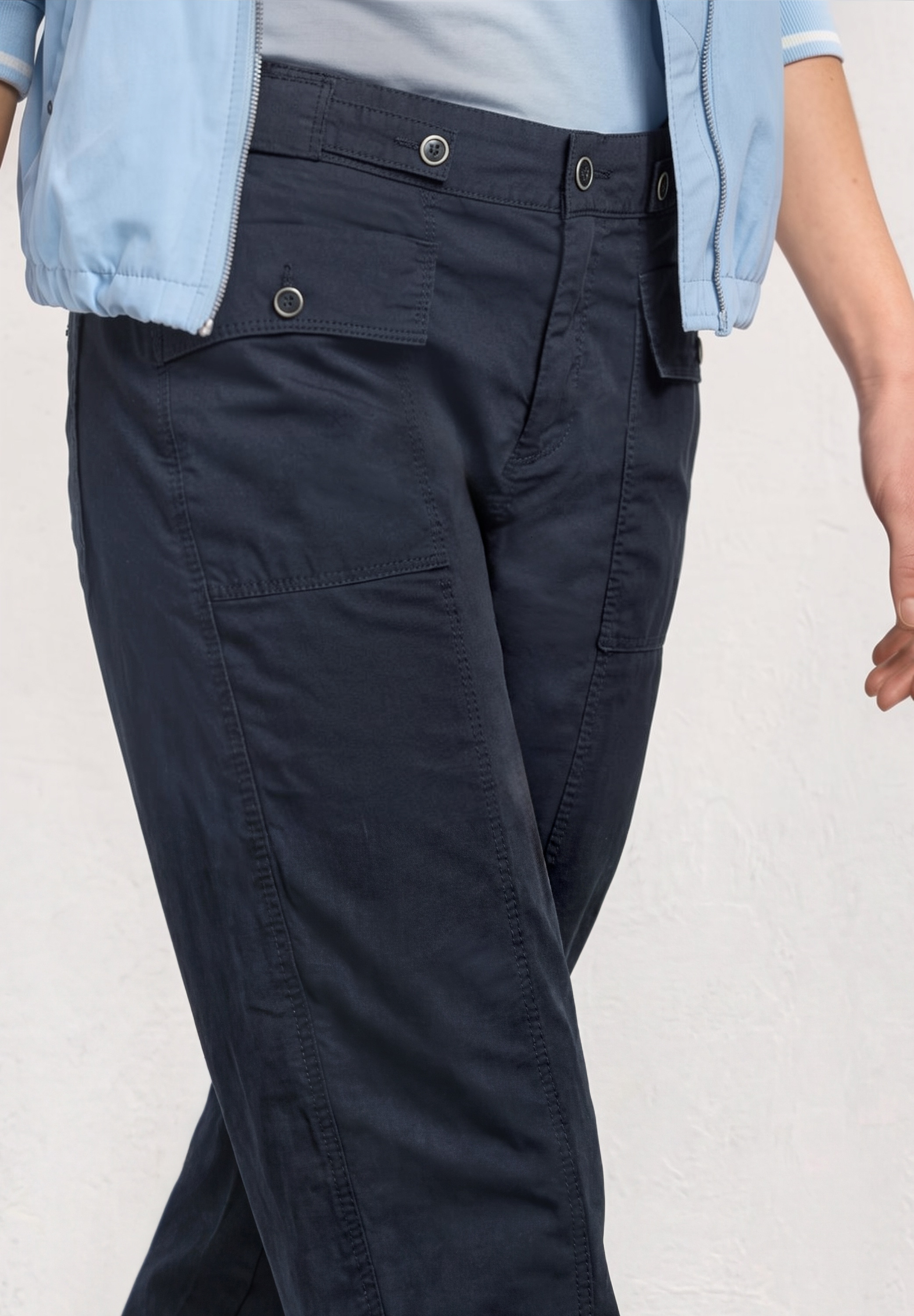 STREET ONE Stoffhose »Style Karlie«  Sommerhose in Papertouch-Qualität