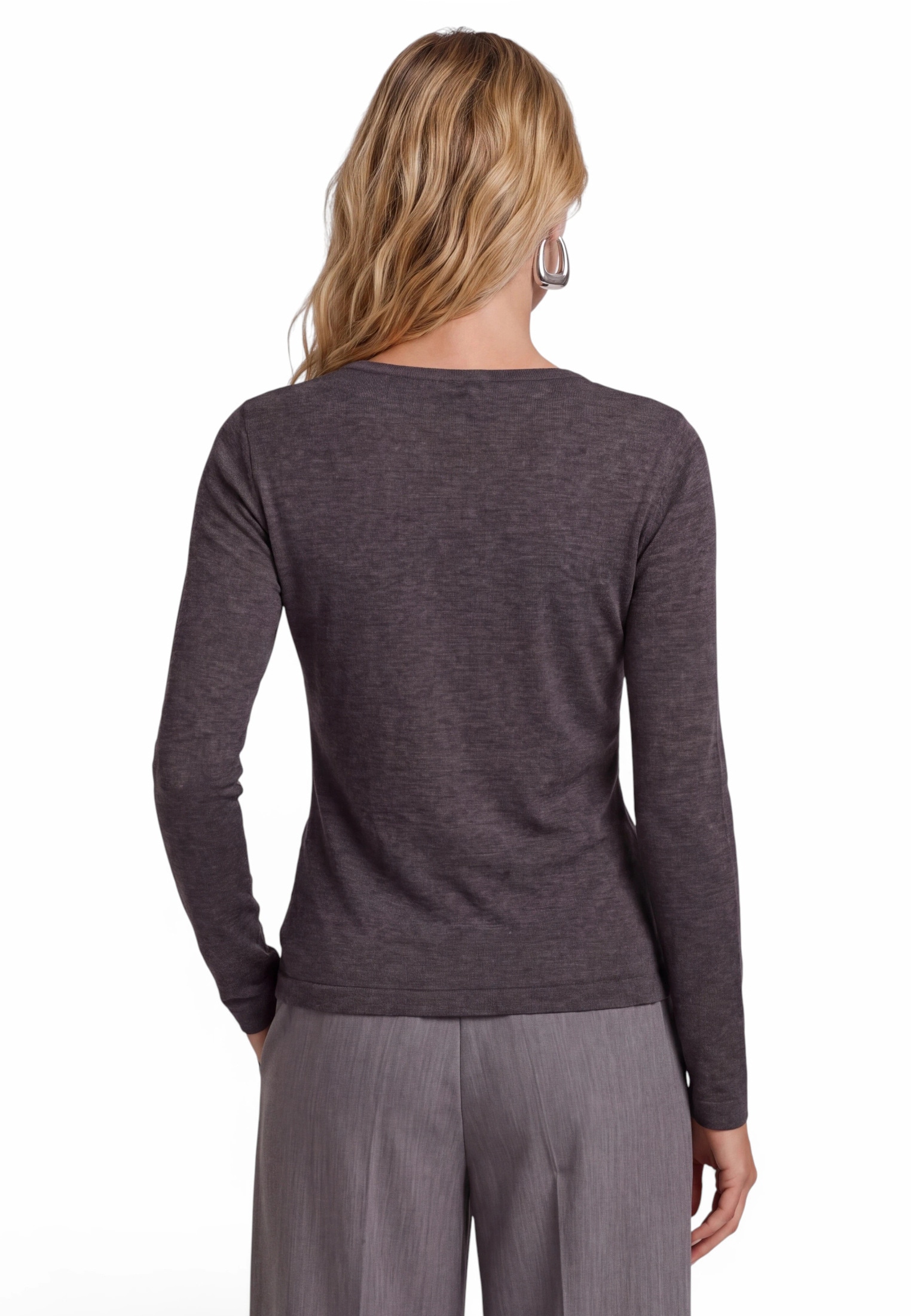 Zero Langarmshirt »Langarm-Shirt mit Schnalle«