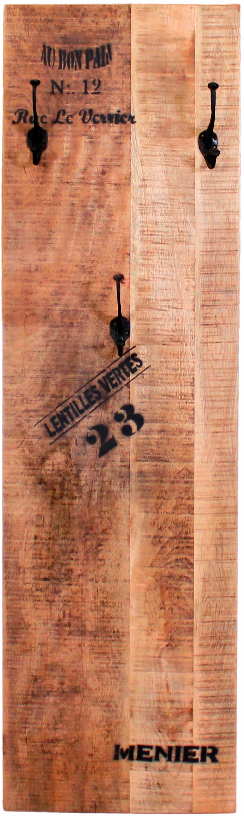 SIT Garderobenpaneel »Rustic«, im factory design, Breite 35 cm, Shabby Chic, Vintage
