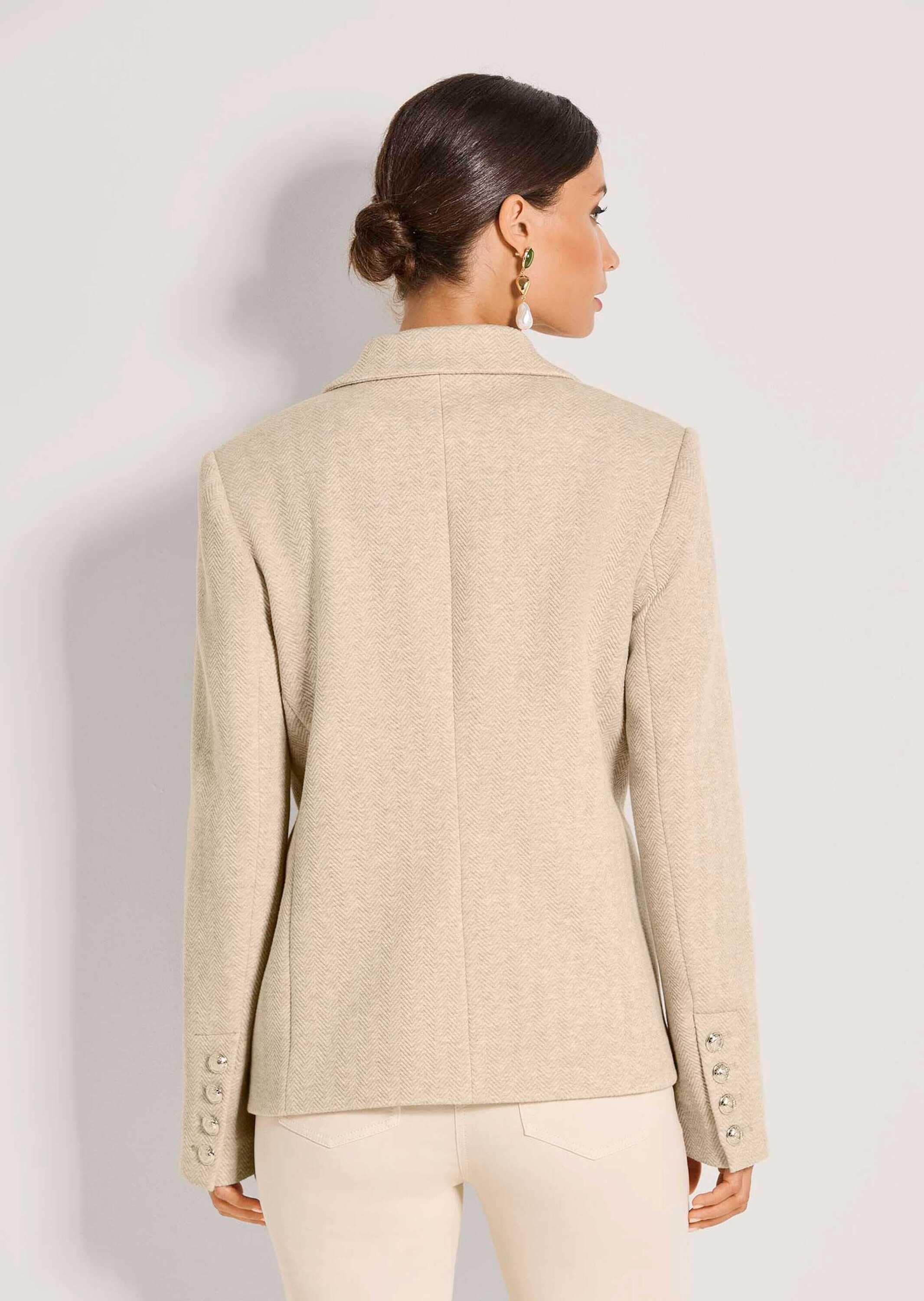 MADELEINE Jackenblazer »Blazer Strukturblazer mit Fischgratoptik« Fischgrätoptik