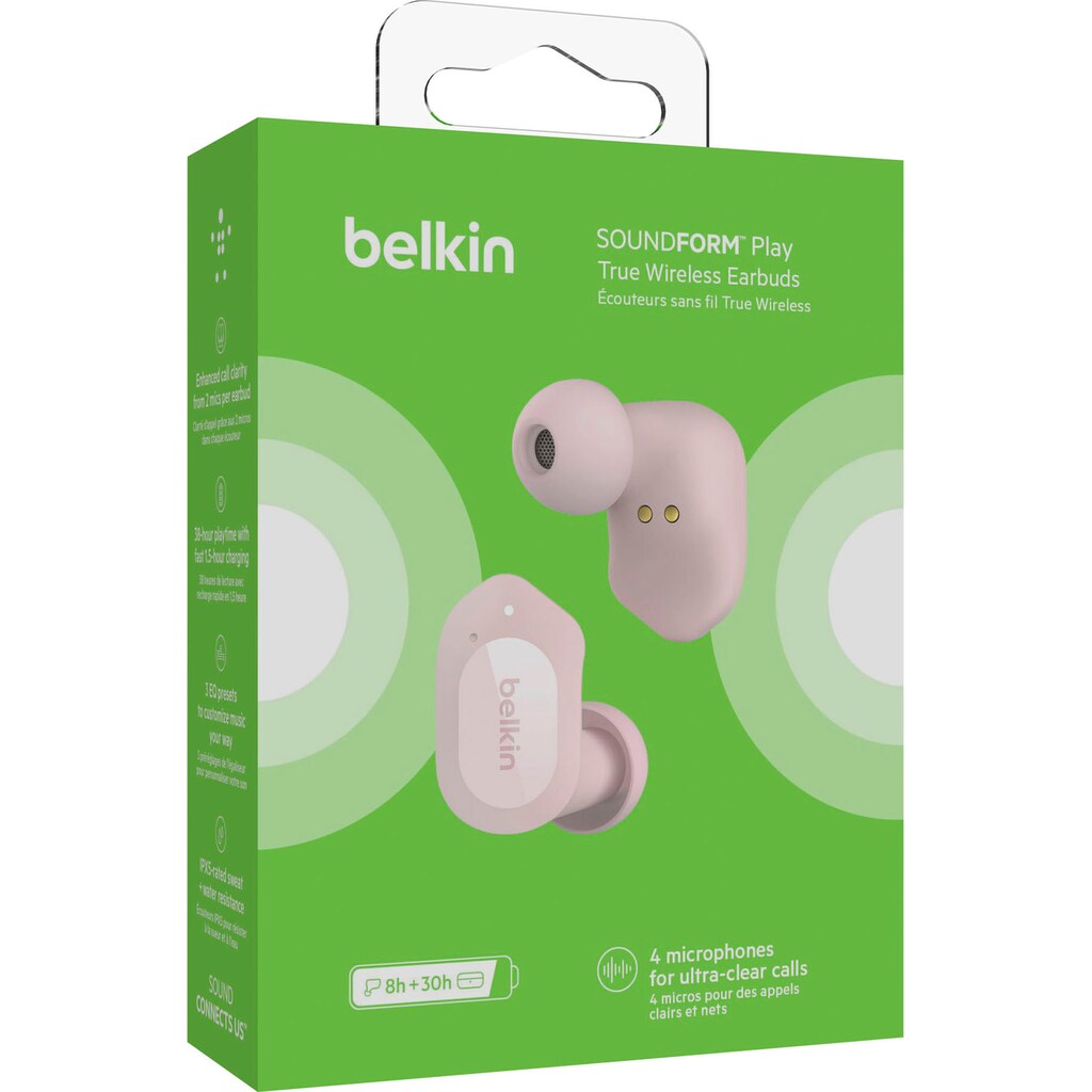 Belkin wireless Kopfhörer »SOUNDFORM Play - True Wireless In-Ear Kopfhörer«