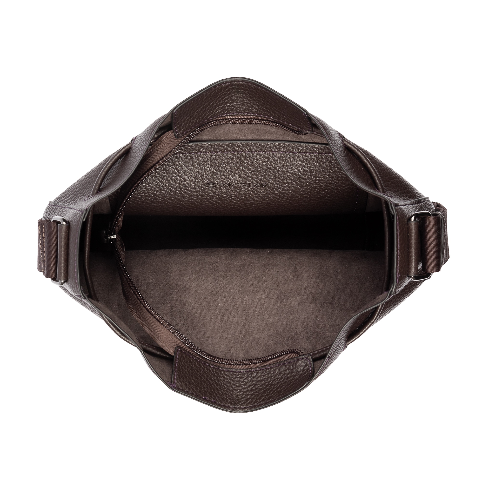 TOM TAILOR Beuteltasche »Analisa« Damen Schultertasche, klare Shapes und Logo-Lochmuster, moderner Look