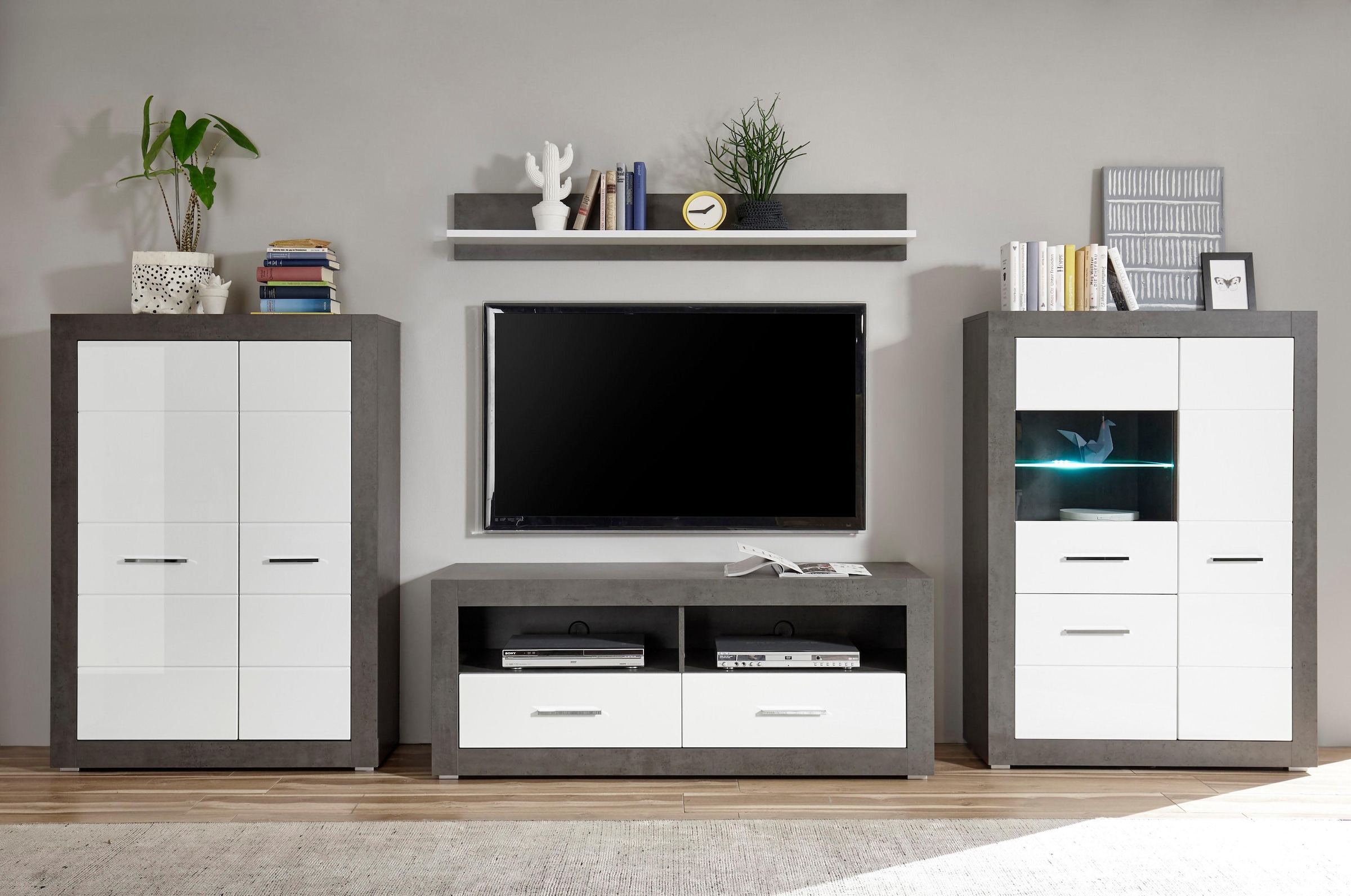 Home affaire Wohnwand »Etero« Set, 4 Stk. tlg.