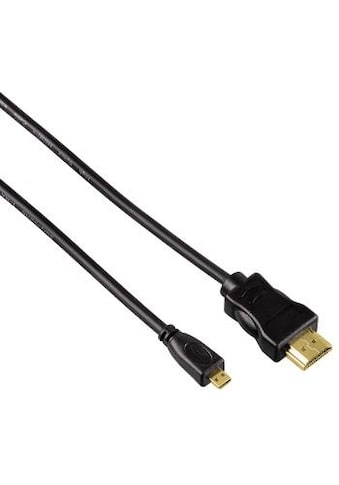 Hama HDMI-Kabel »Micro HDMI Kabel 2m 4k Ethernet Anschlusskabel f. Tablet Digicam... kaufen