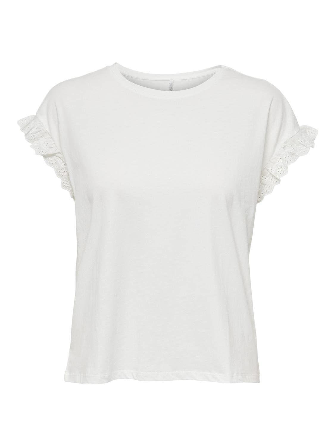 ONLY Rundhalsshirt »ONLIRIS S/S EMB TOP JRS NOOS«