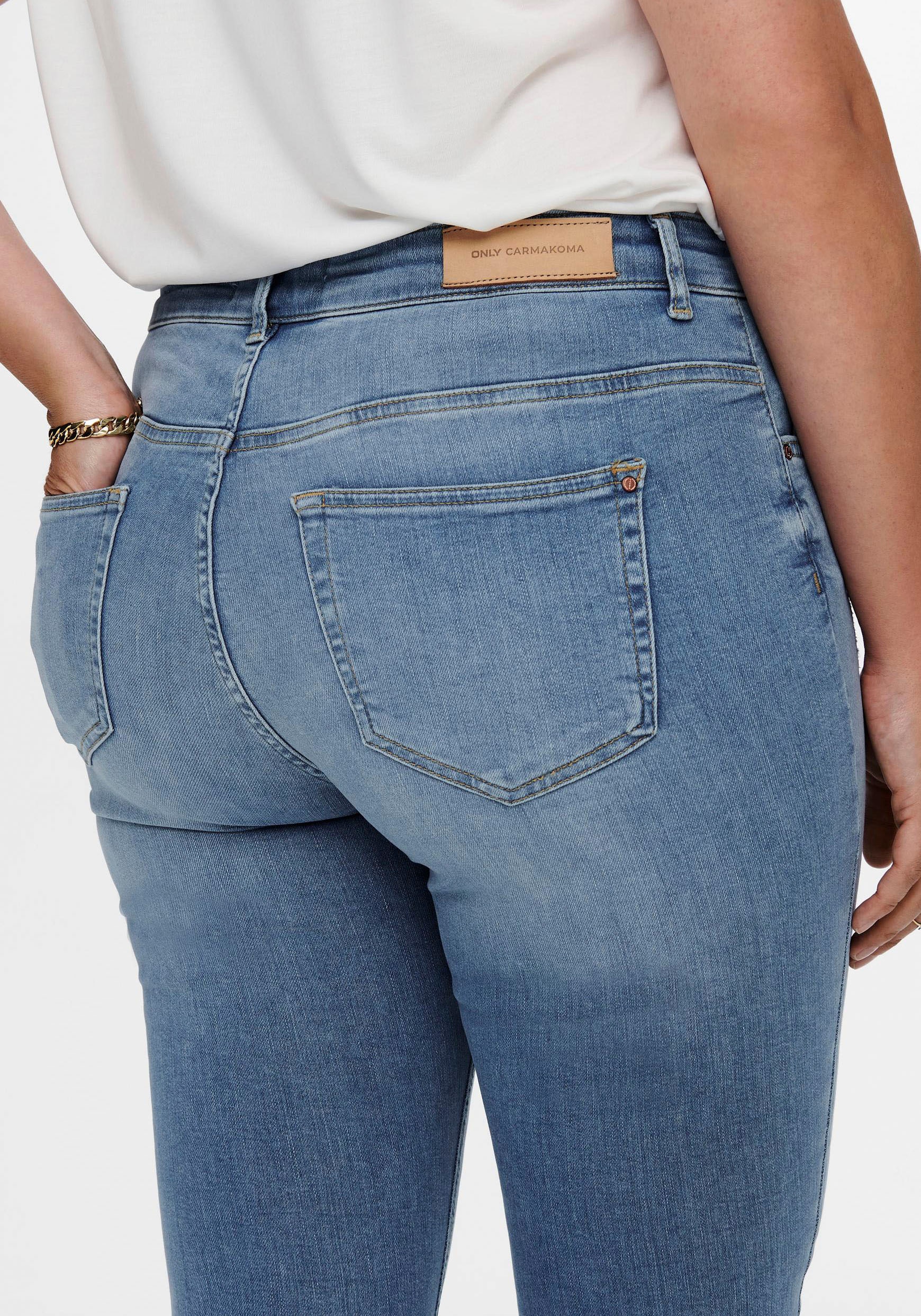 ONLY CARMAKOMA Skinny-fit-Jeans »CARWILLY REG SK ANK DNM REA1467 NOOS«