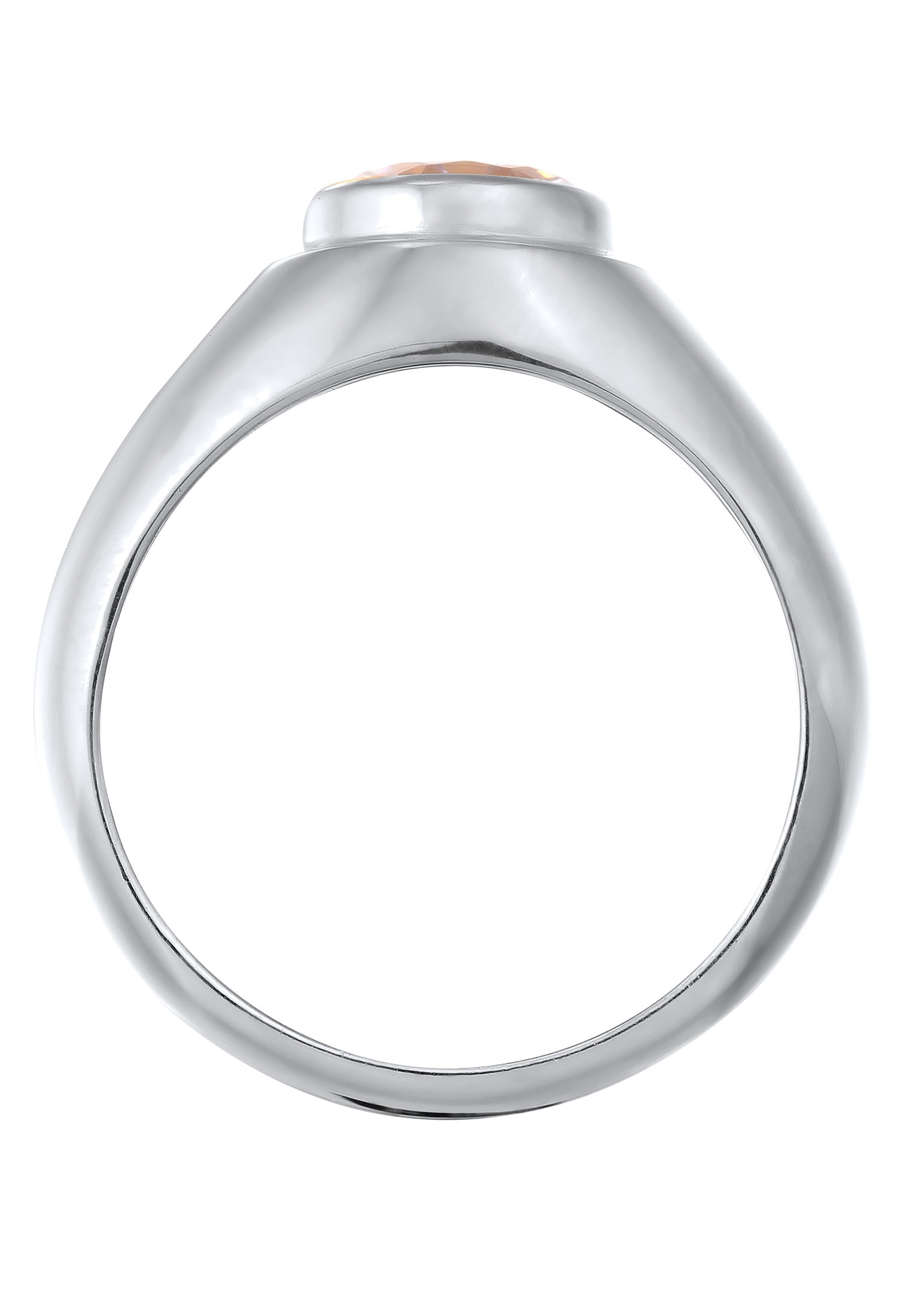 Kuzzoi Partnerring »Ring Zirkonia Weiß 925 Sterling Silber«