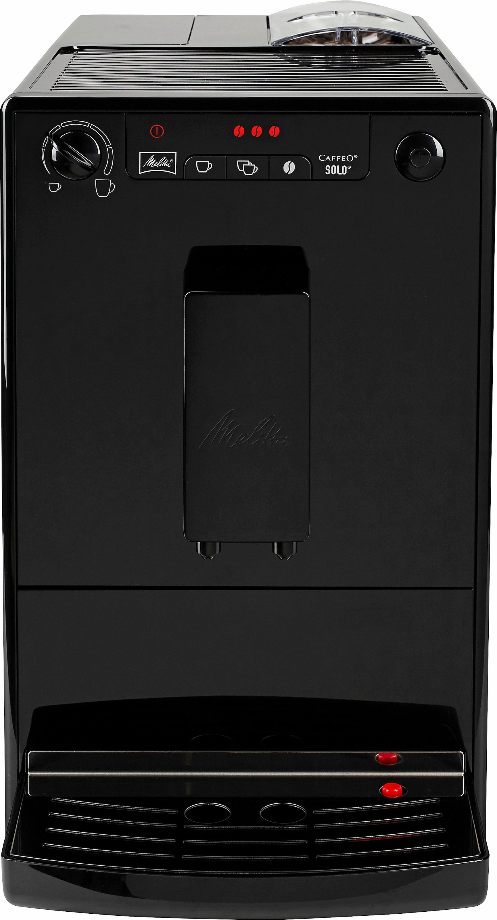 Melitta Kaffeevollautomat »Solo® E950-322, pure black«, aromatischer Kaffee  & Espresso bei nur 20 cm Breite jetzt kaufen bei OTTO