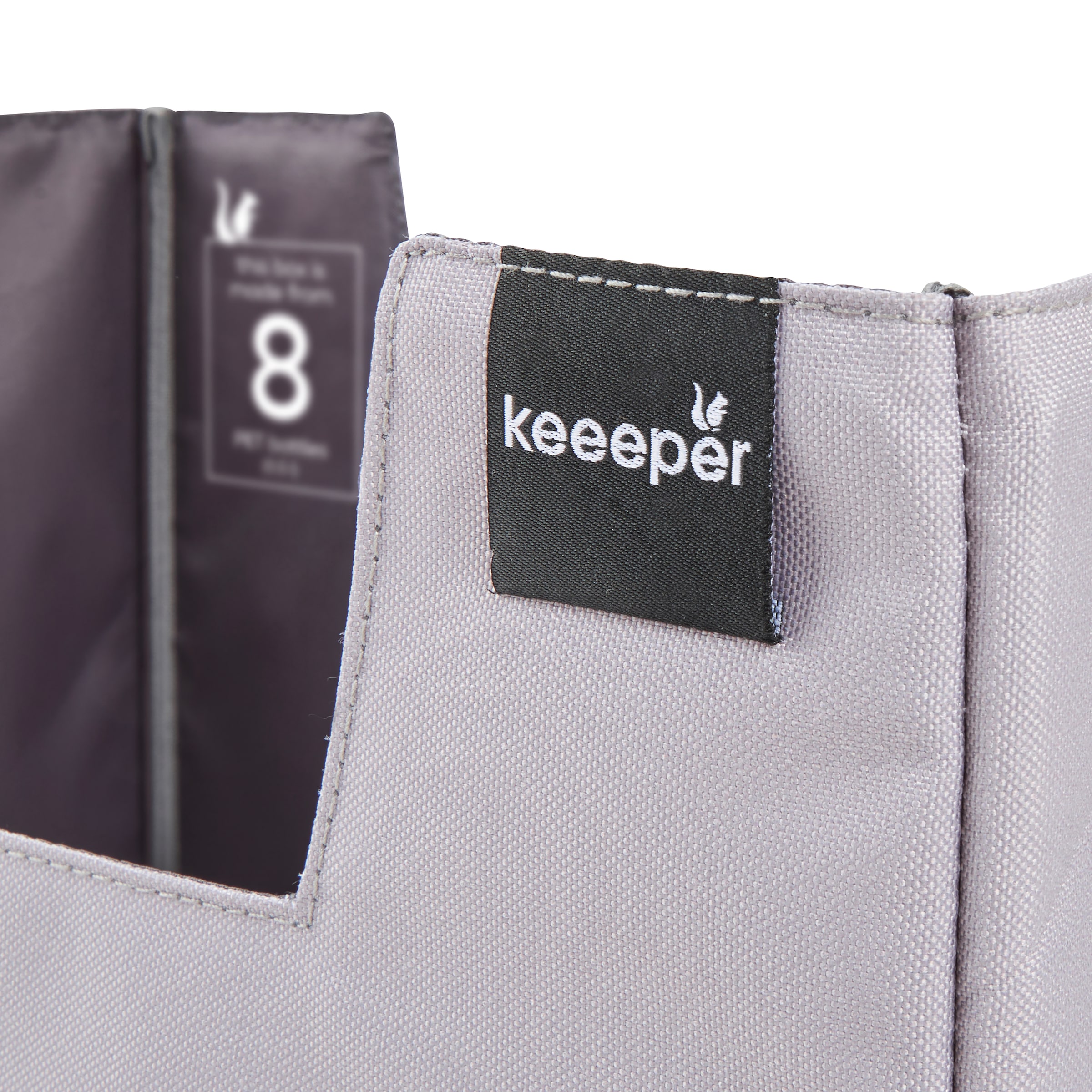 keeeper Faltbox »neo, faltbarer Einkaufsorganizer für Klappboxen« aus recycelten PET-Flaschen