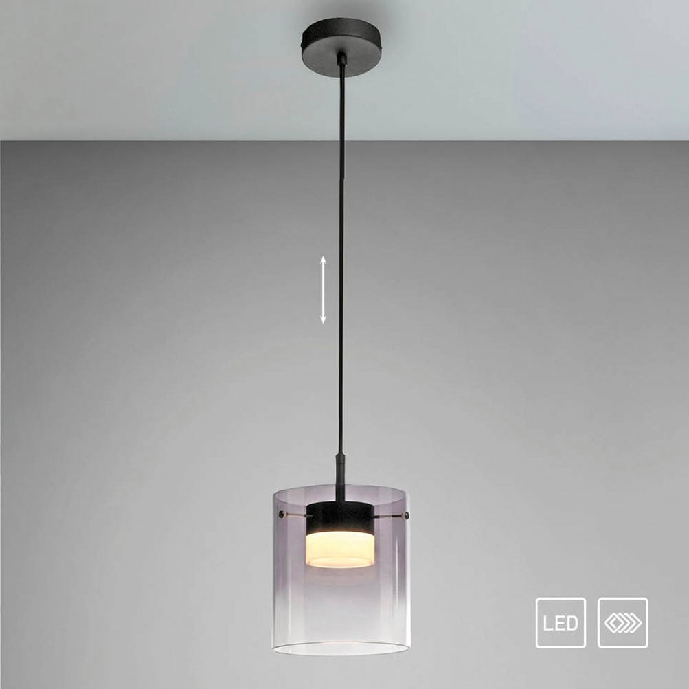 JUST LIGHT LED Deckenleuchte »ELIO« LED-Board 1 Stk. Warmweiß 3-Stufen Dimmer, Switchmo