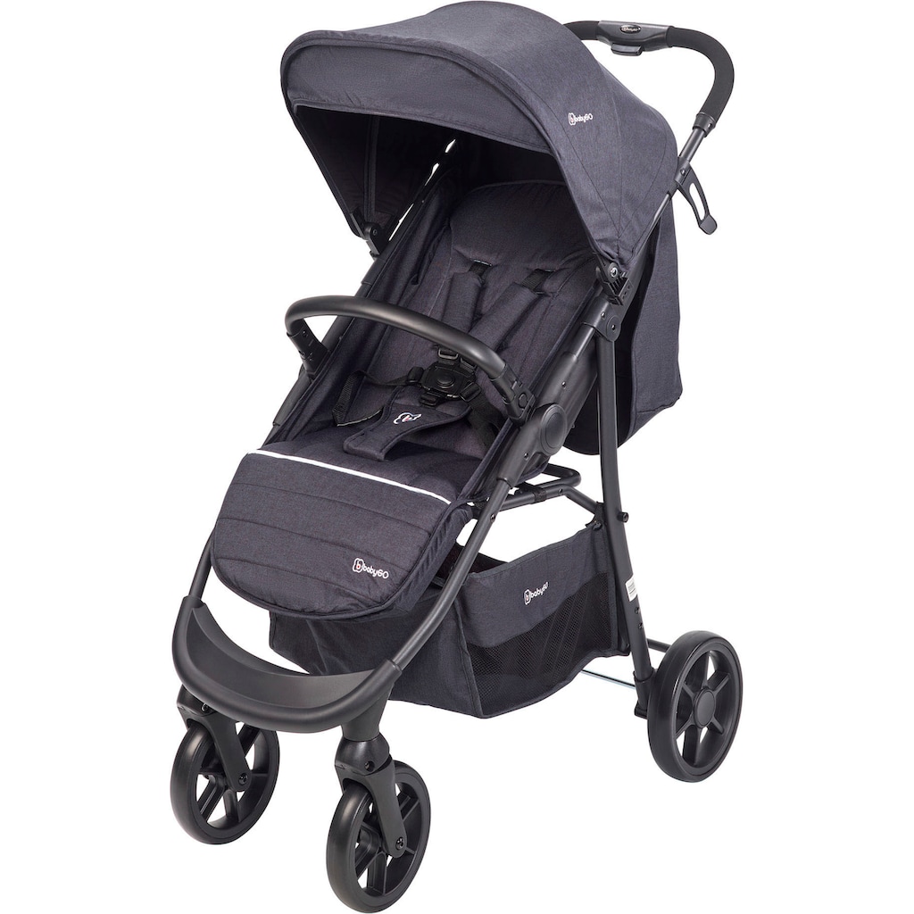 BabyGo Kombi-Kinderwagen »Style - 3in1, schwarz«