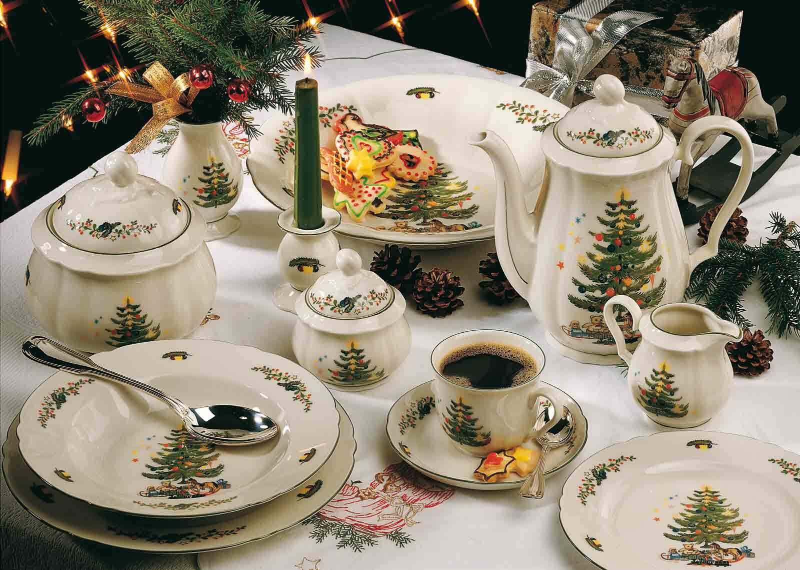 Seltmann Weiden Suppenteller »Suppenteller Marieluise Weihnachten ø 23,2 cm 6er Set weiß-grün« Spülmaschinengeeignet, Mikrowellengeeignet, Ofenfest, Salamandergeeignet, Kühlschrankgeeignet, Gefrierschrankgeeignet