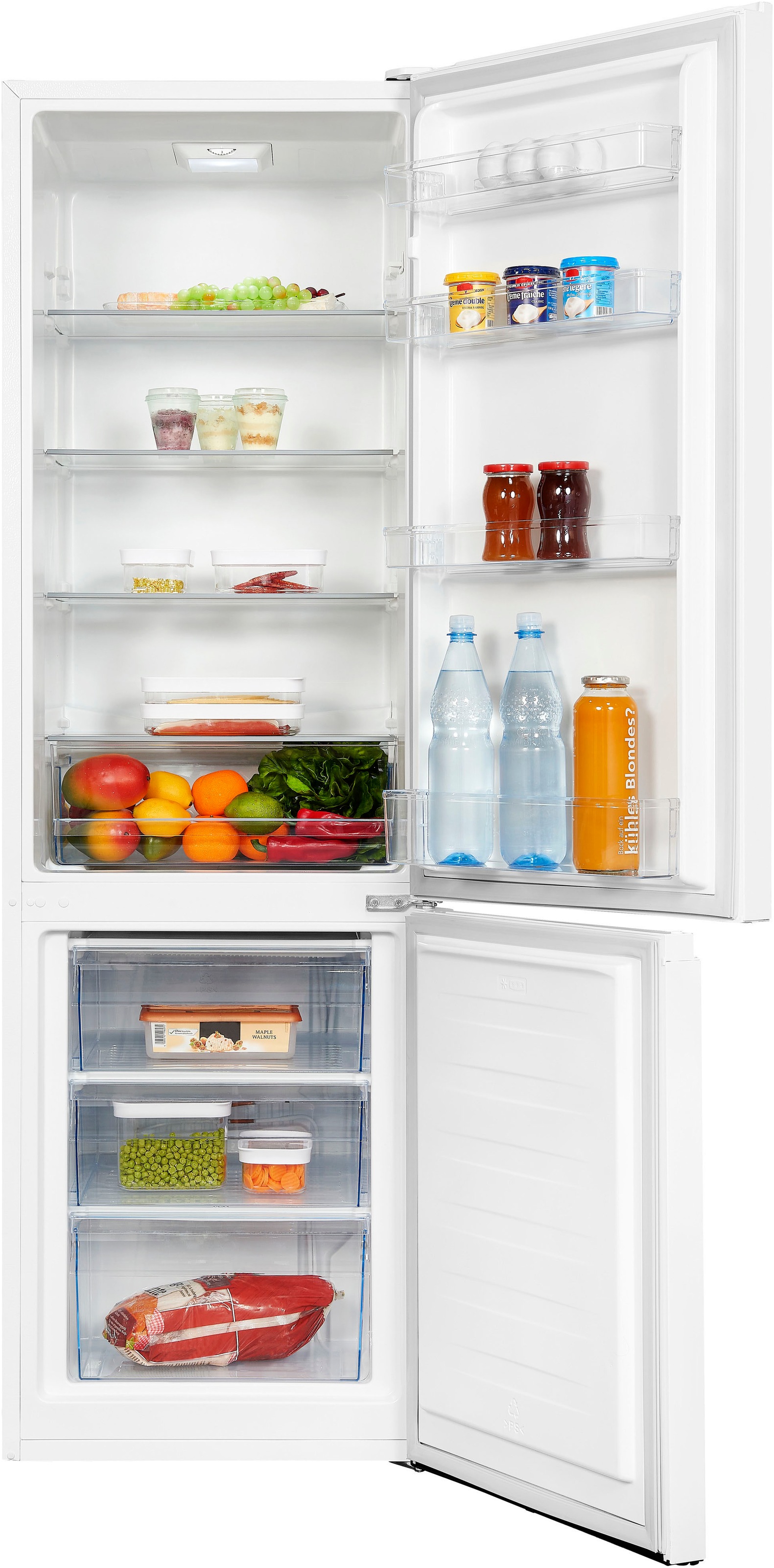 exquisit Kühl-/Gefrierkombination »KGC265-70-010D« 180 cm hoch 55 cm breit