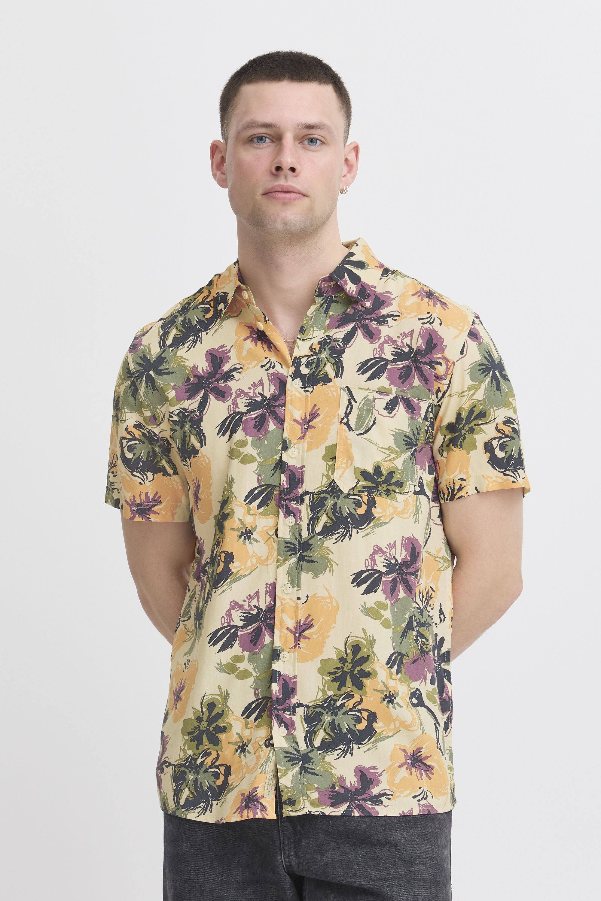 Blend Kurzarmshirt »Kurzarmhemd BHATLE«