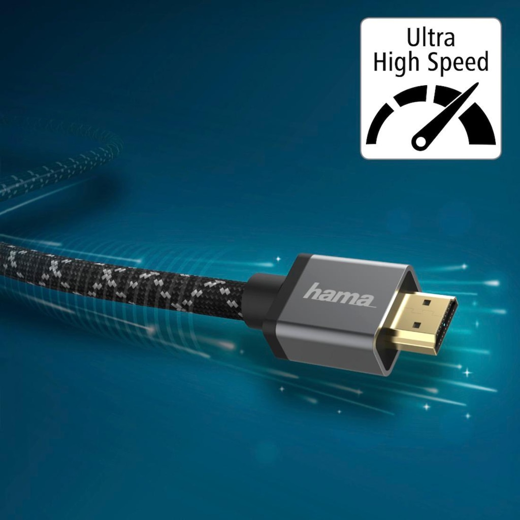 Hama HDMI-Kabel »Ultra High Speed HDMI™-Kabel Stecker-Stecker 8K Metall HDMI™-Kabel 3m«, HDMI, 300 cm