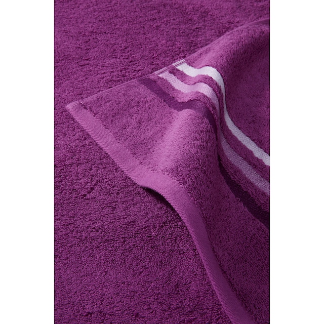 Schiesser Handtücher »Skyline Color im 4er Set aus kuschelweicher  Baumwolle«, (4 St.), mit eleganter Streifenbordüre, MADE IN GREEN by OEKO- TEX®-zertifiziert kaufen bei OTTO