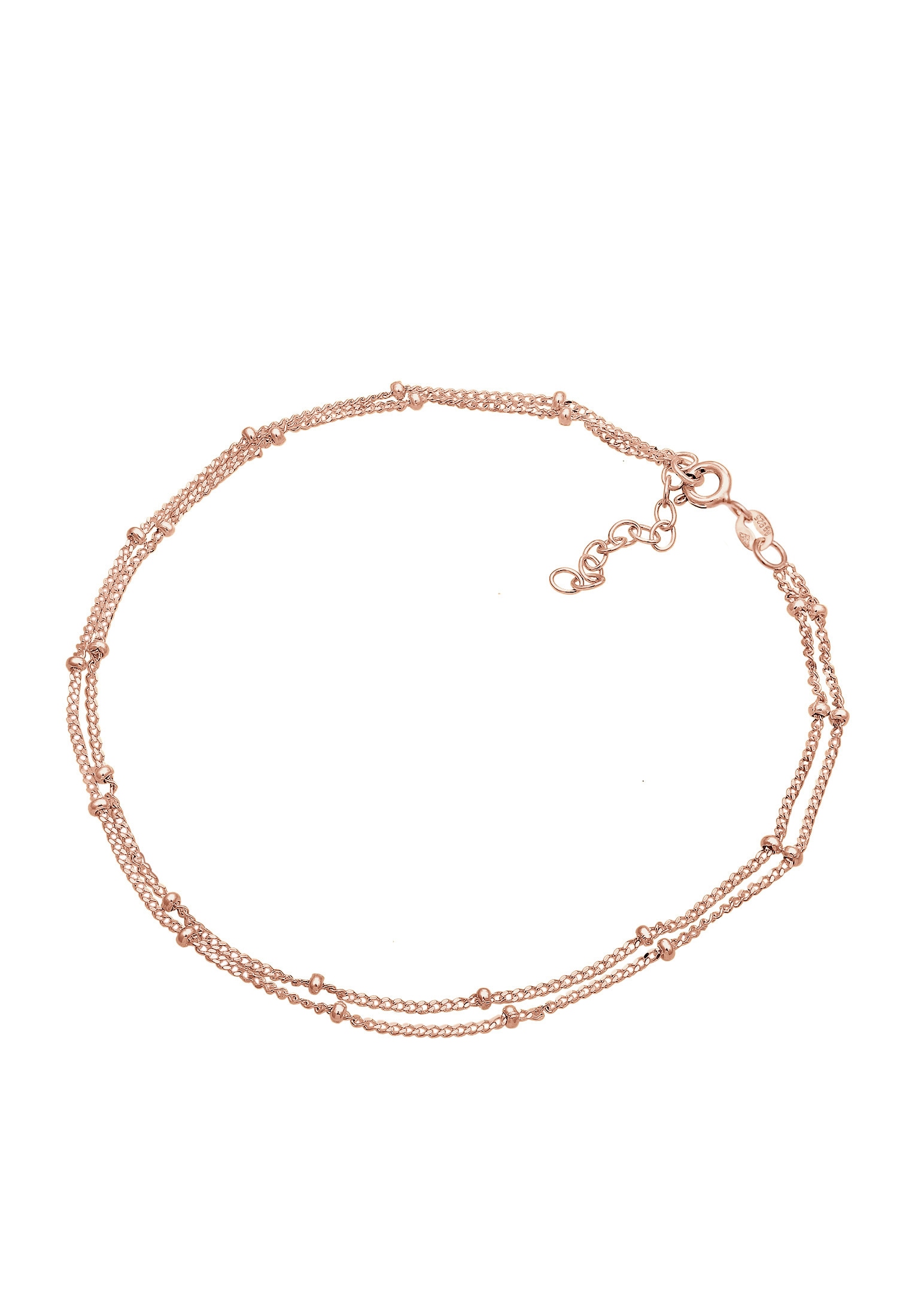 Elli Fußkette »Fußschmuck Fußkette mit Kugeln zeitlos 925 Silber«