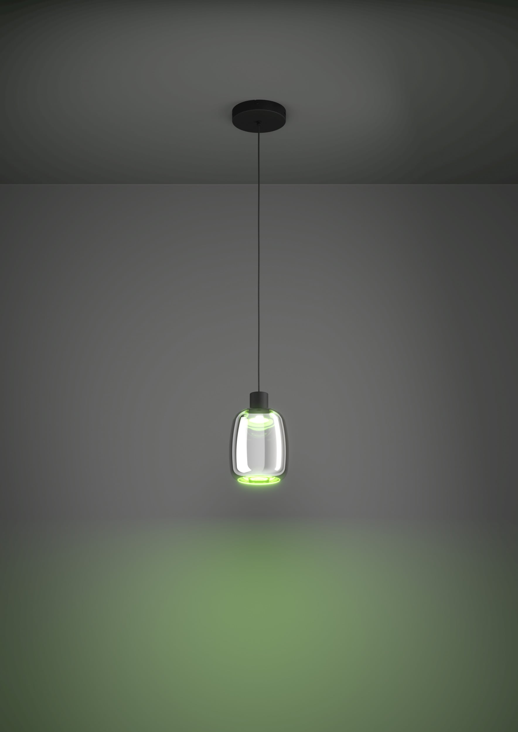 EGLO Hängeleuchte »MOLOCHIO-Z Pendellampe - Stahl - LED - 1X3,7W - IP20« LED-Modul 1 Stk. Kaltweiß | Neutralweiß | Warmweiß Hängelampe, Deckenlampe, Wohnzimmer, Esszimmer, H110 x Ø18 cm