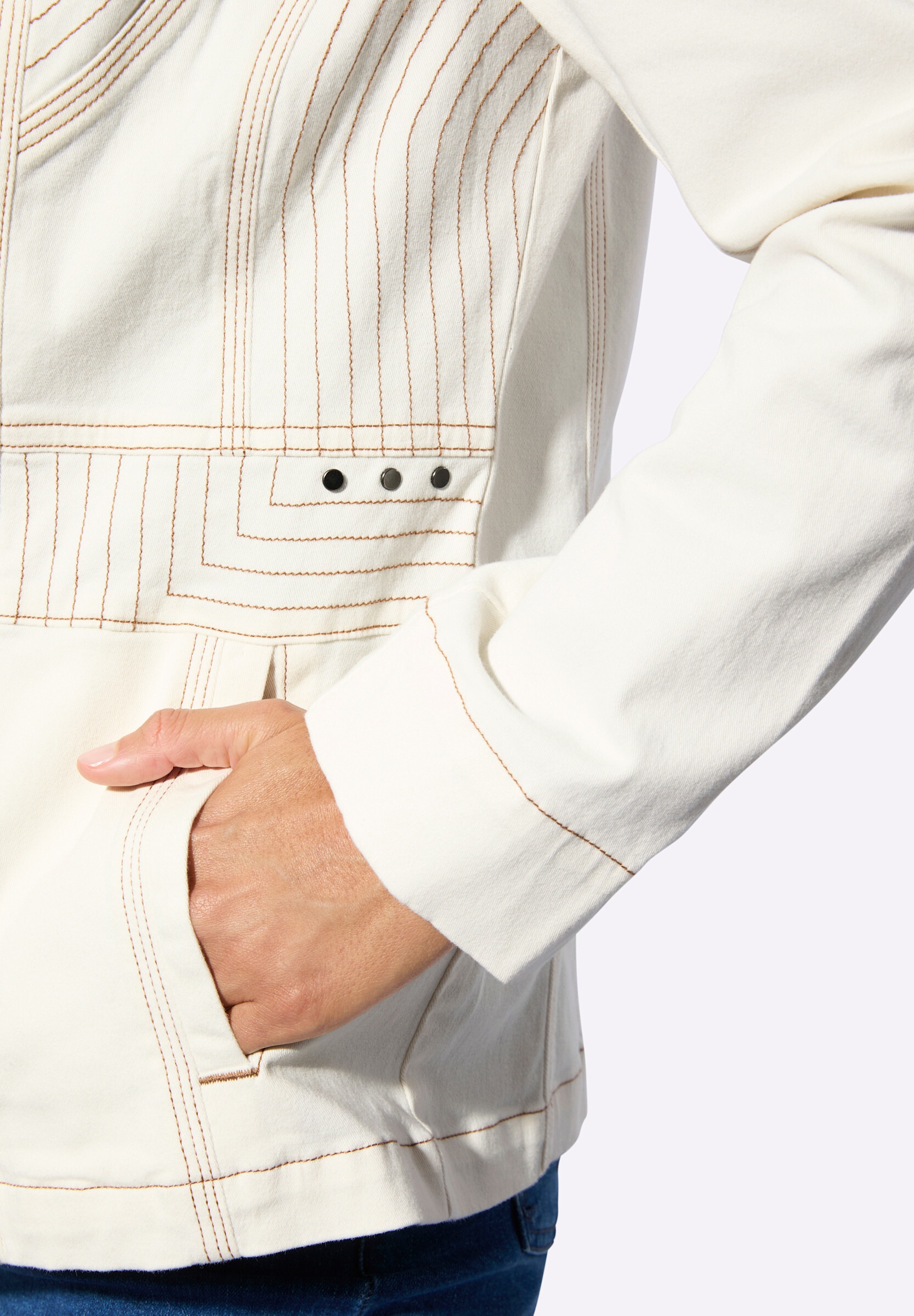 Witt Jeansblazer »Jeans-Jacke Jeansjacke in Twill-Qualität«
