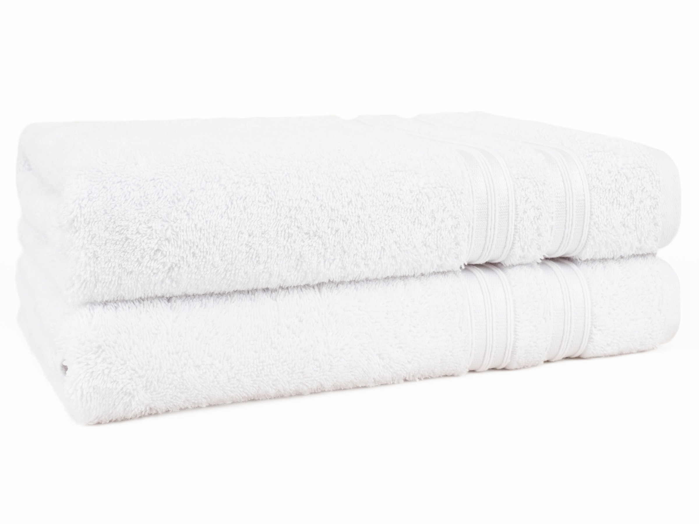 Hammetex Duschtuch »2er Set Badetücher 70x140 cm in weiß, Größe B/L: 70 cmx140 cm