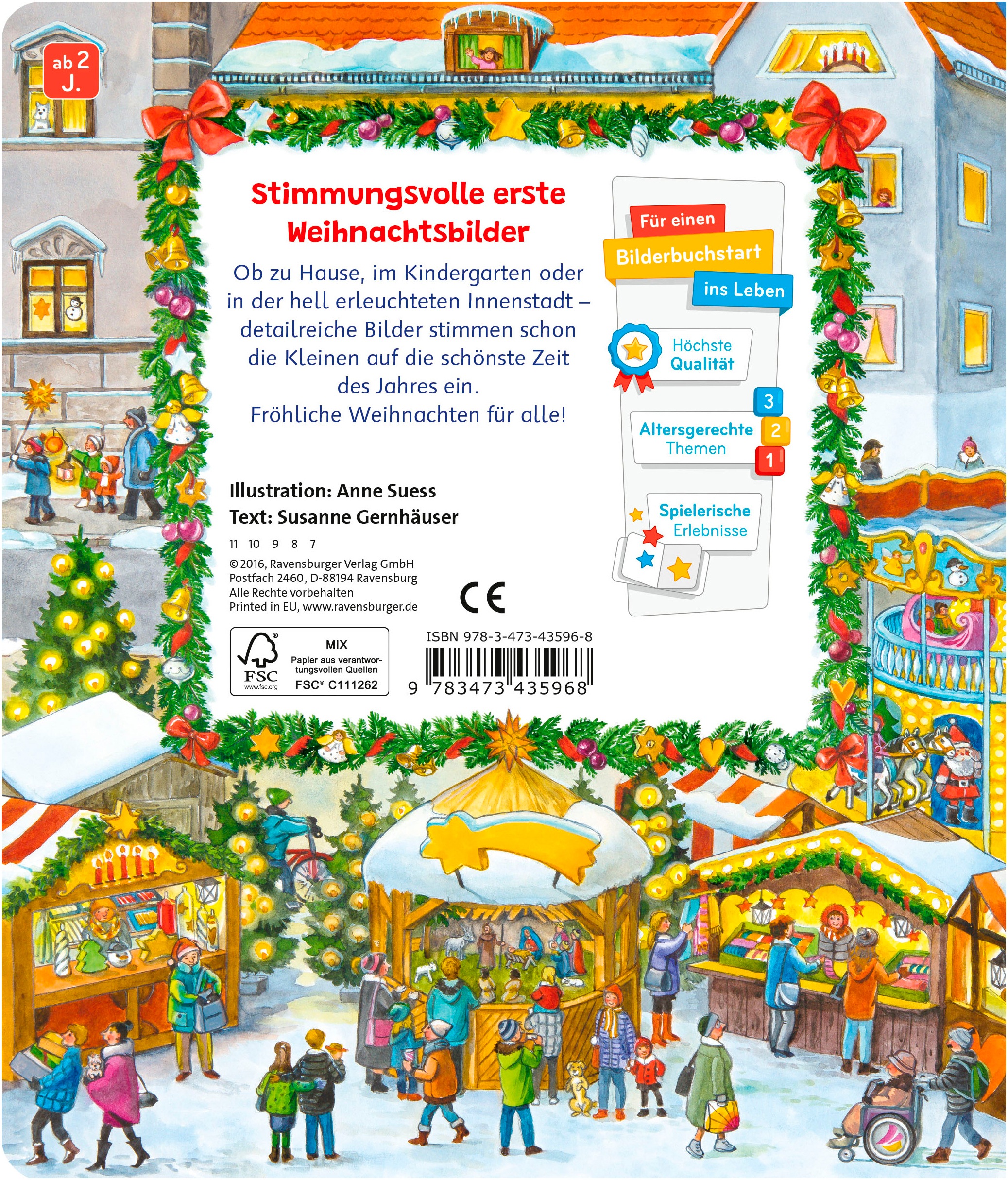 Ravensburger Buch »Pappbilderbuch, Sachen suchen: Frohe Weihnachten«