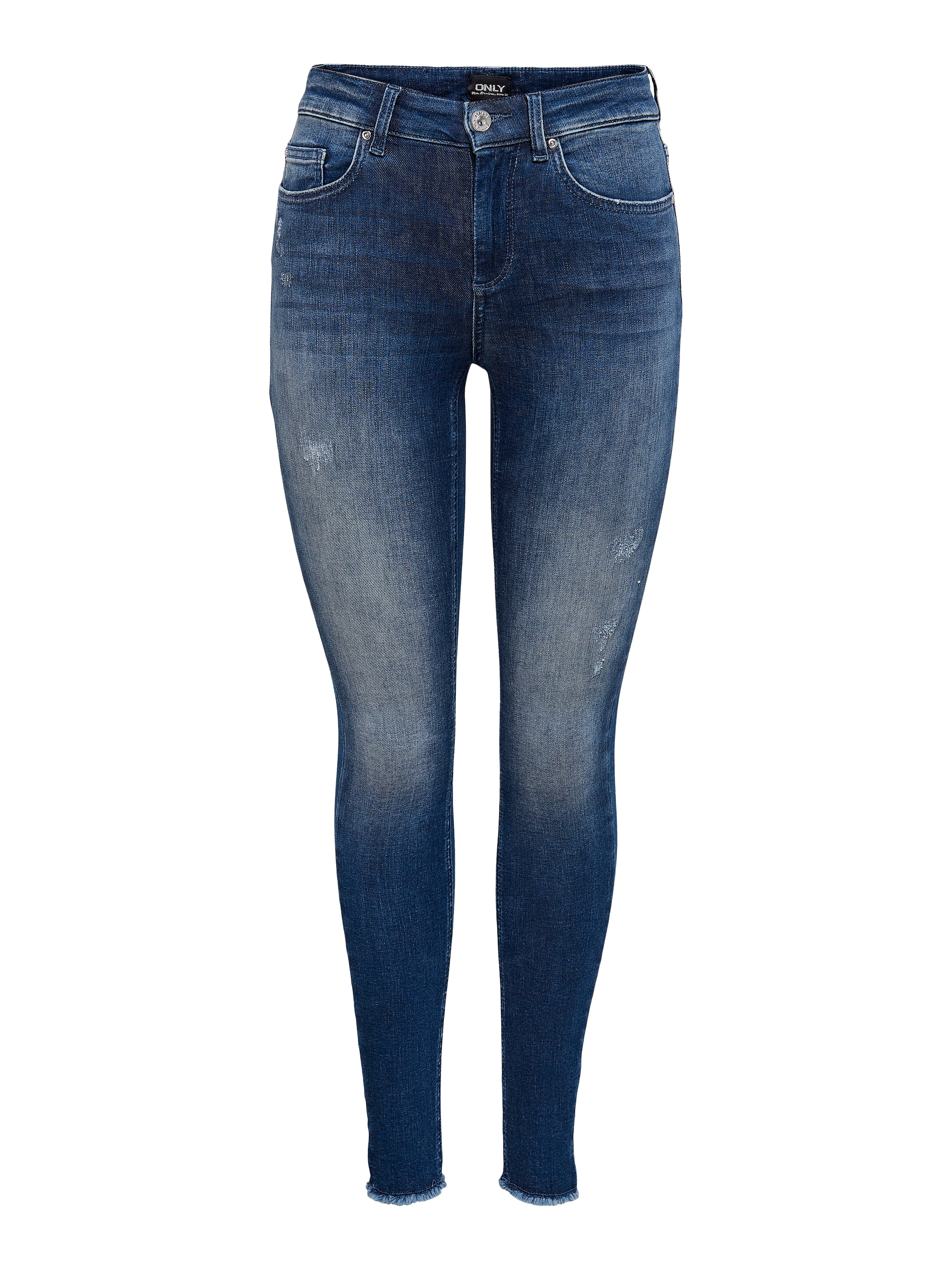 ONLY Skinny-fit-Jeans »ONLBLUSH LIFE MID SK ANK RAW«