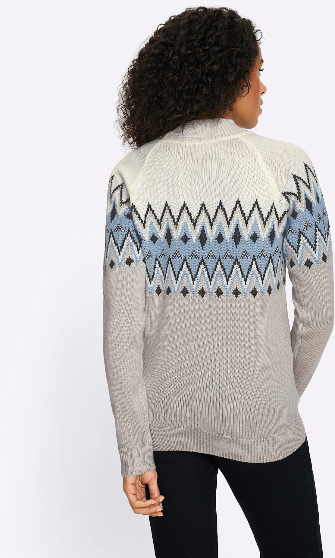 Classic Basics Stehkragenpullover »Langarm-Pullover«
